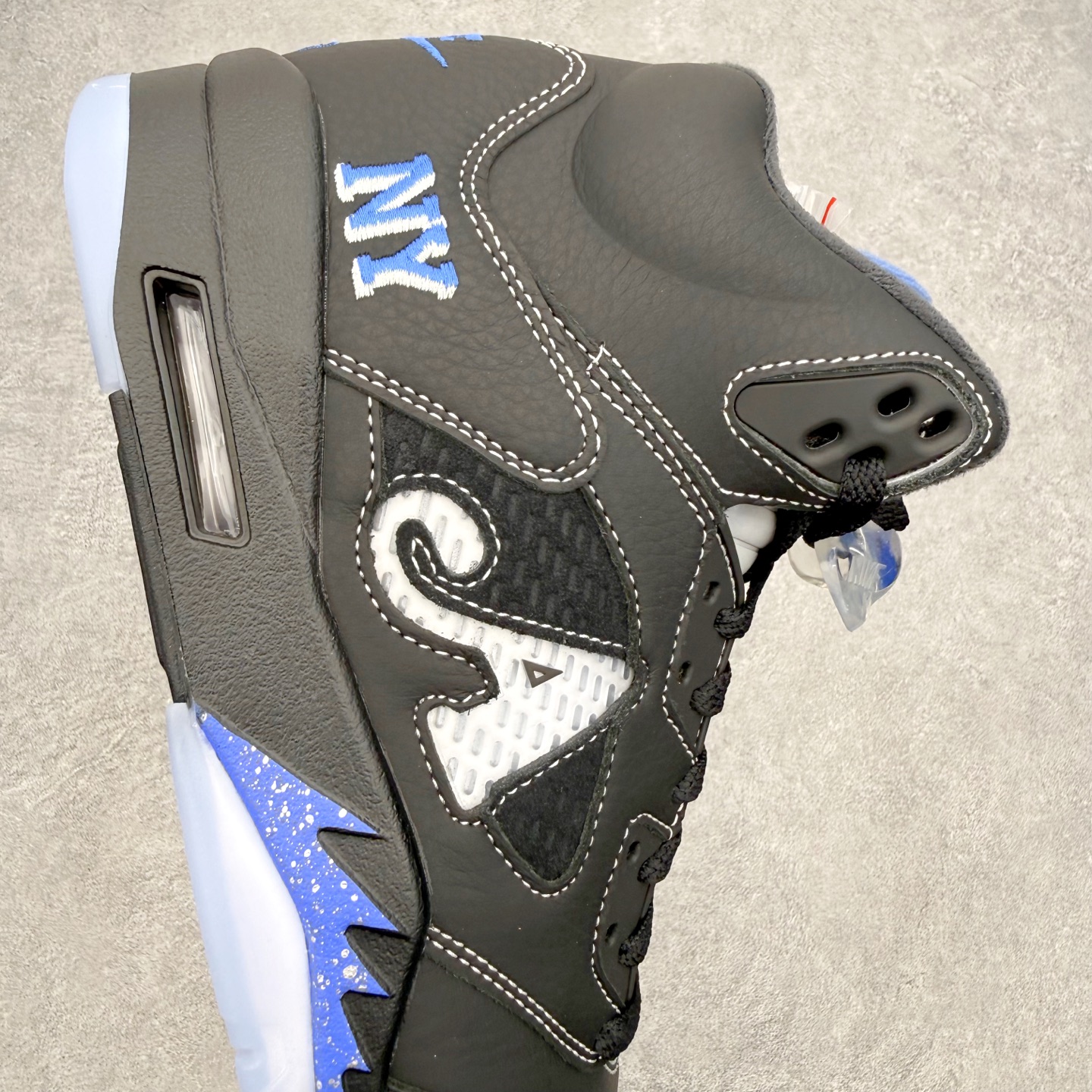 Awake NY x Air Jordan AJ5 联名黑蓝 DV4982-004 圈内顶级系列 恪守真