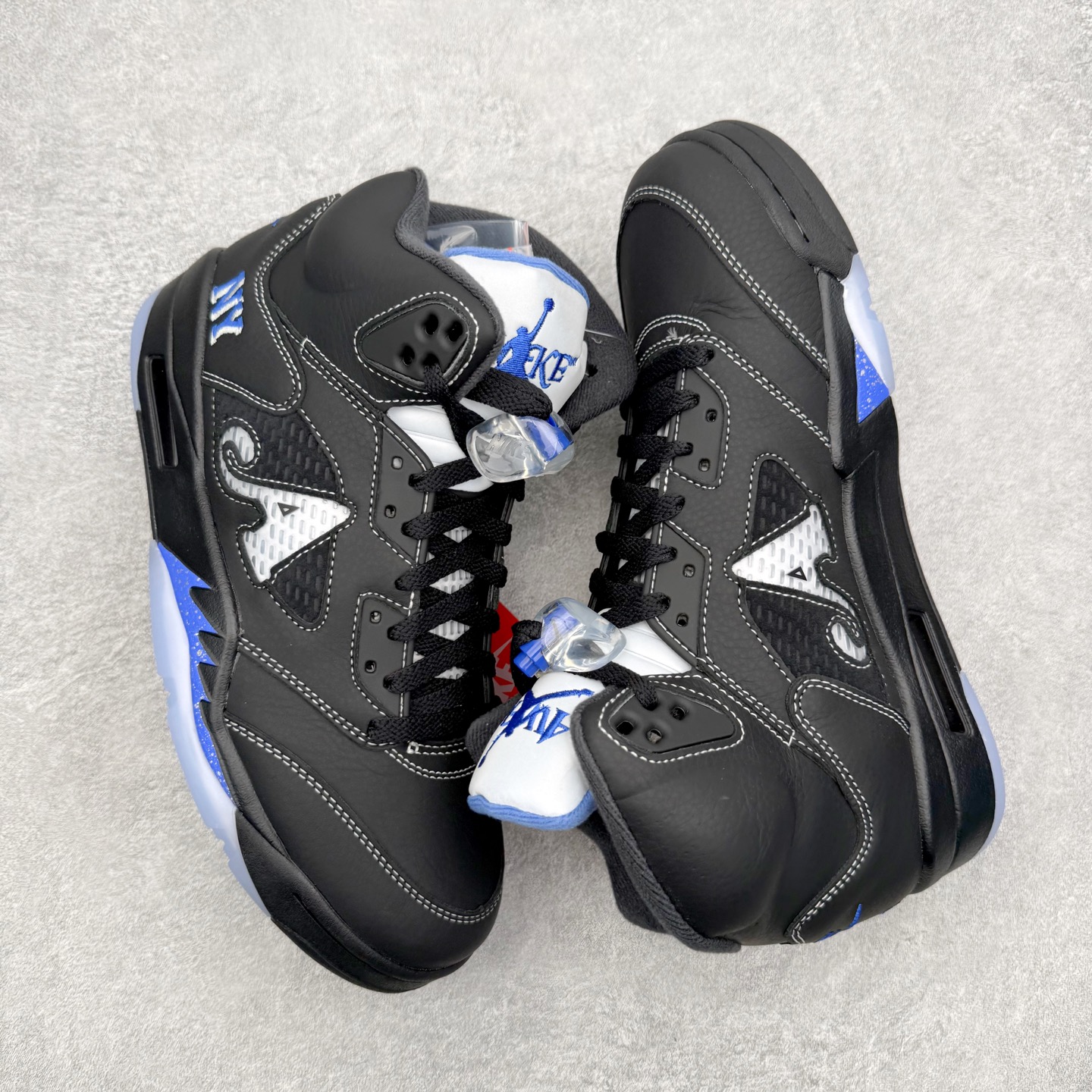 Awake NY x Air Jordan AJ5 联名黑蓝 DV4982-004 圈内顶级系列 恪守真