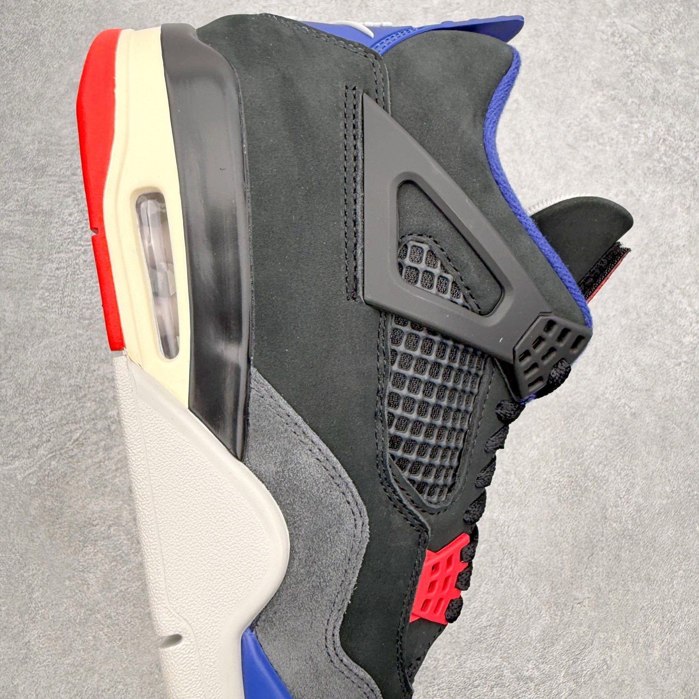 Air Jordan AJ4 Rare Air Laser 黑蓝红 FV5029-003 第一梯队最新批