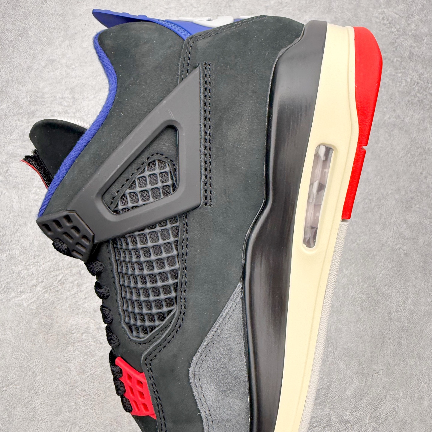 Air Jordan AJ4 Rare Air Laser 黑蓝红 FV5029-003 第一梯队最新批