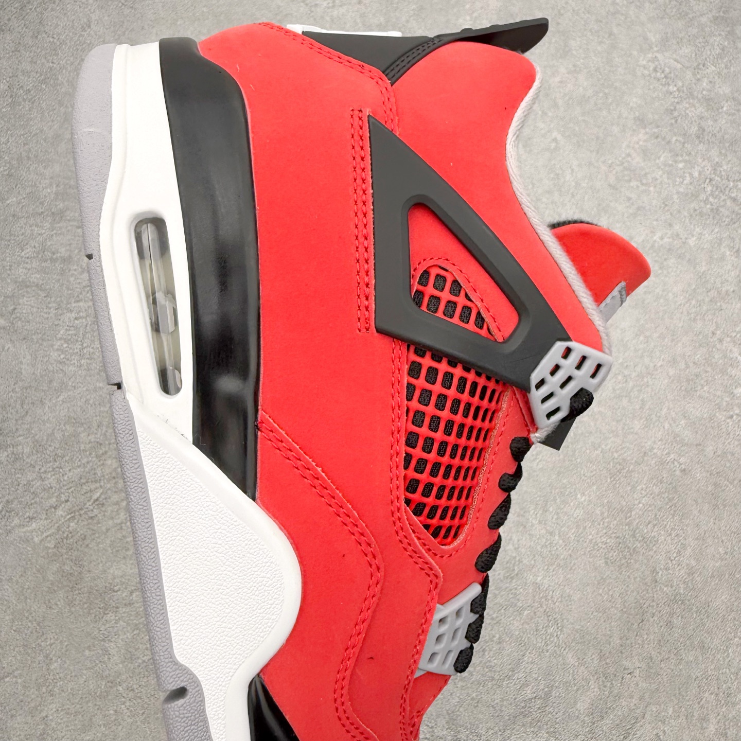Air Jordan AJ4 Retro 愤怒的公牛 红色 FQ8138-600 第一梯队最新批次 细节