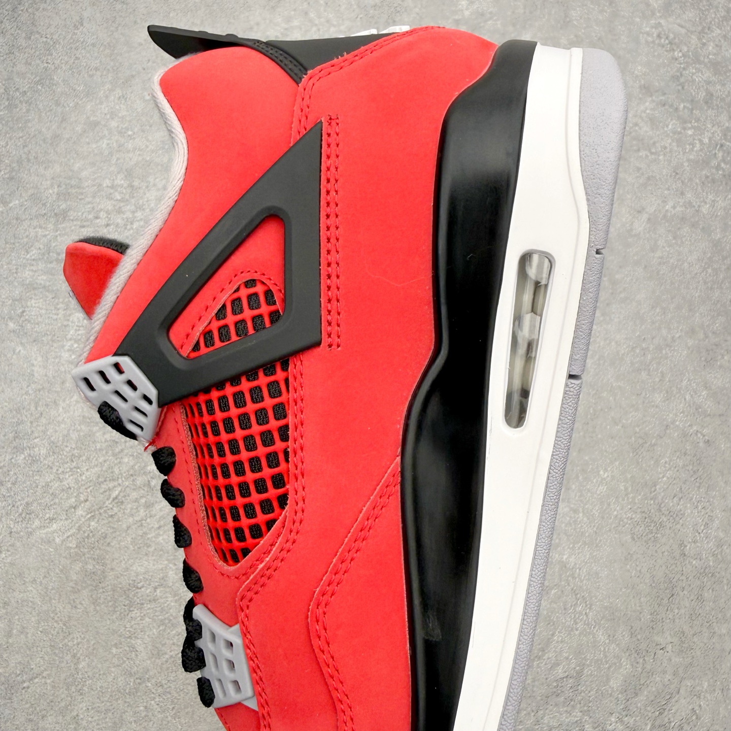 Air Jordan AJ4 Retro 愤怒的公牛 红色 FQ8138-600 第一梯队最新批次 细节