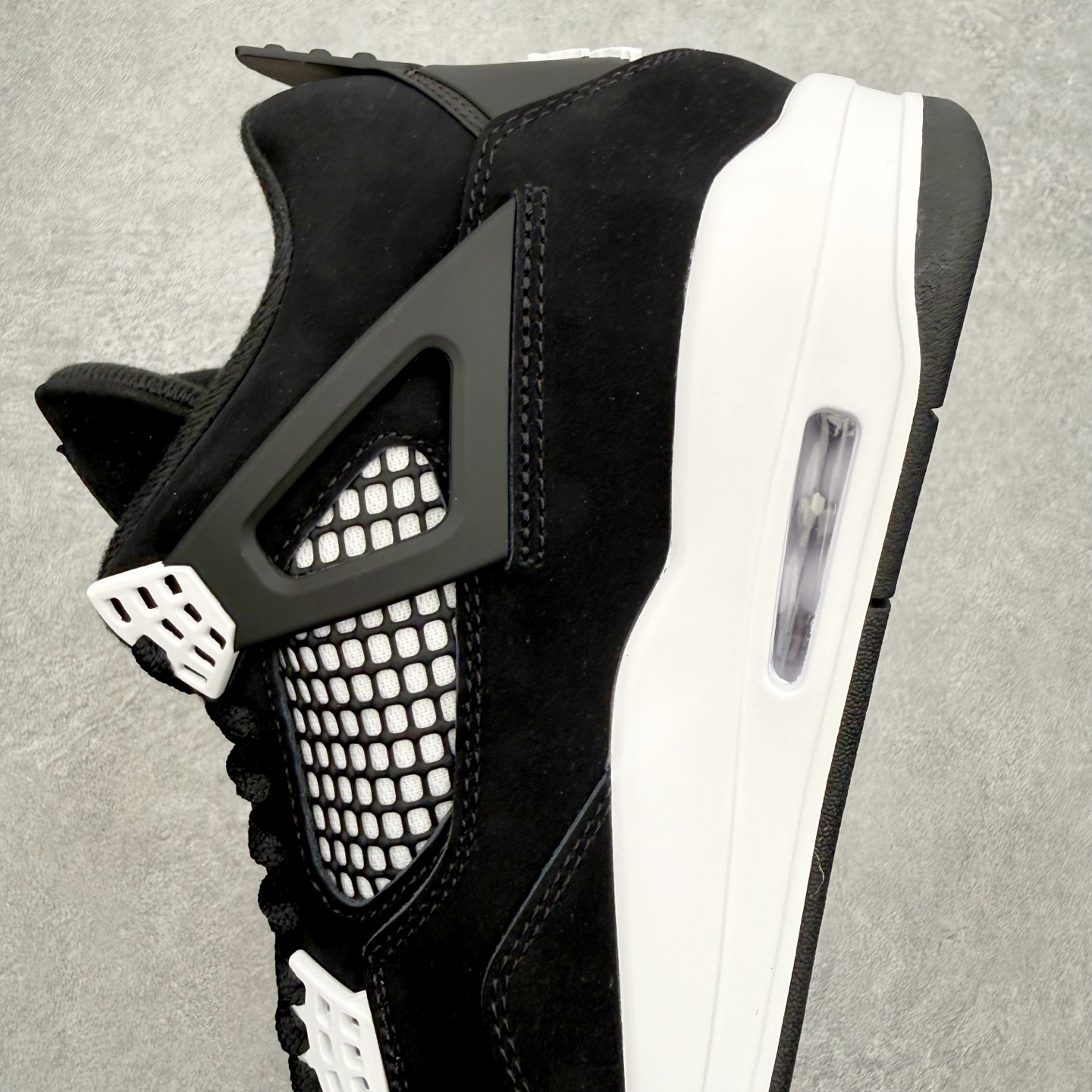 Air Jordan AJ4 Retro 黑白雷公 FQ8138-001 第一梯队最新批次 细节多次校对