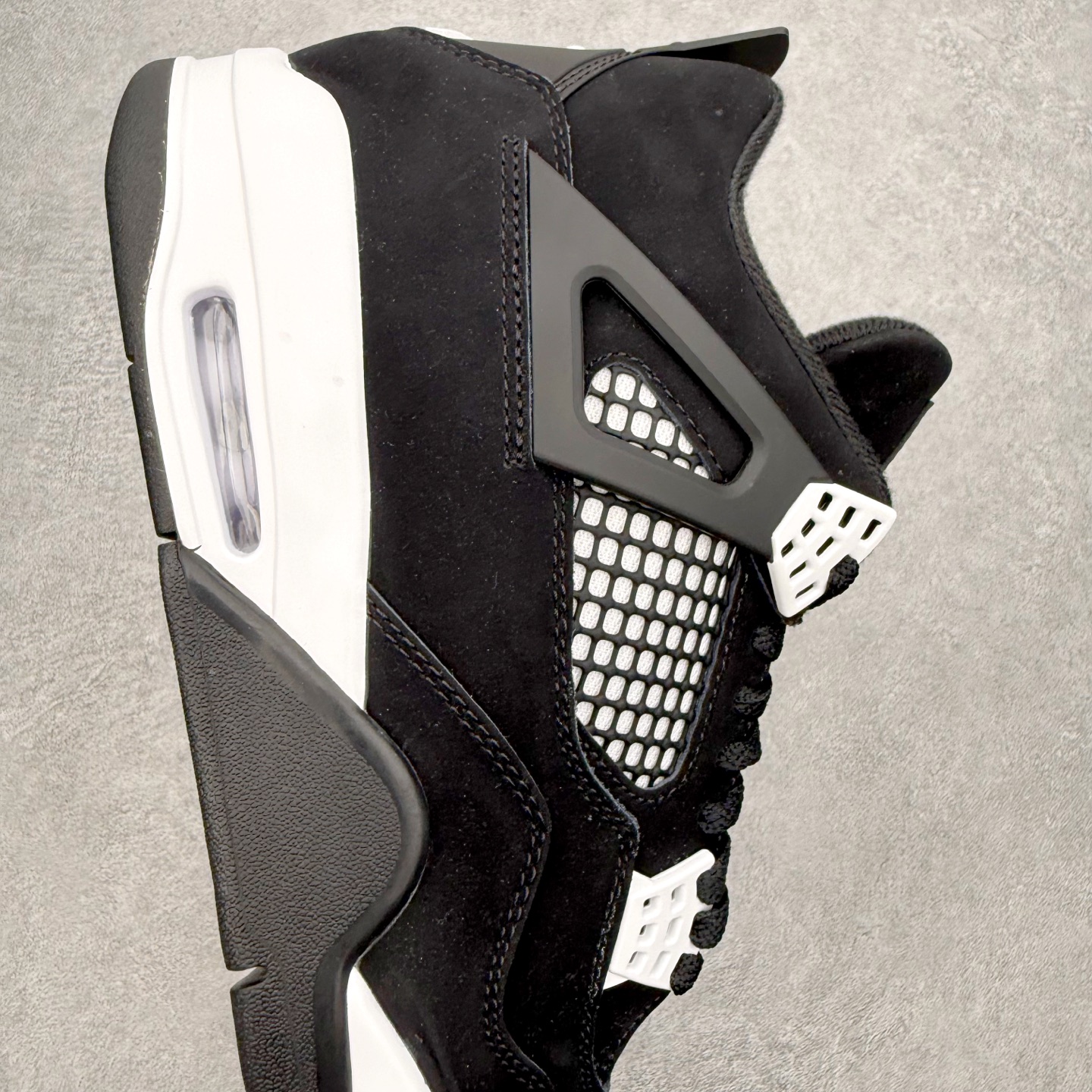 Air Jordan AJ4 Retro 黑白雷公 FQ8138-001 第一梯队最新批次 细节多次校对