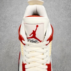 Nigel Sylvester x Jordan Air Jordan AJ4 联名白砖红 IQ8055 Nigel Sylvester x Jordan Air Jordan AJ4 联名白砖红 IQ8055