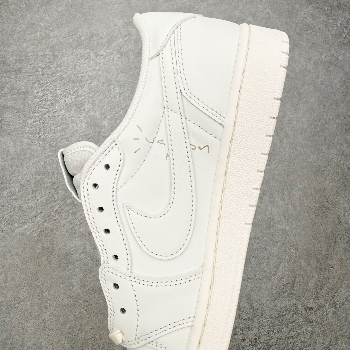 ＃RN纯原 Travis Scott x Air Jordan AJ1 Low OG SP TS联名倒钩低帮 圈内顶级倒