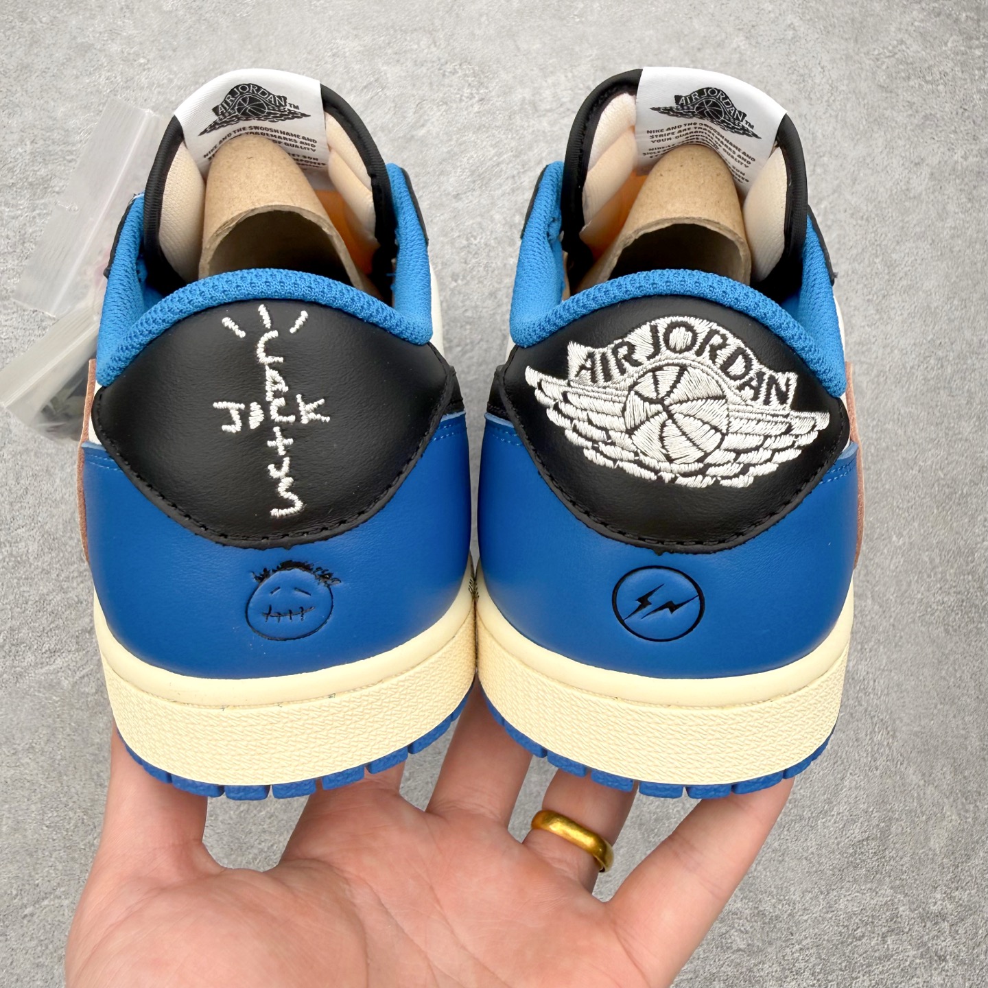 ＃RN纯原 Travis Scott x Air Jordan AJ1 Low OG SP TS联名倒钩低帮 圈内顶级倒