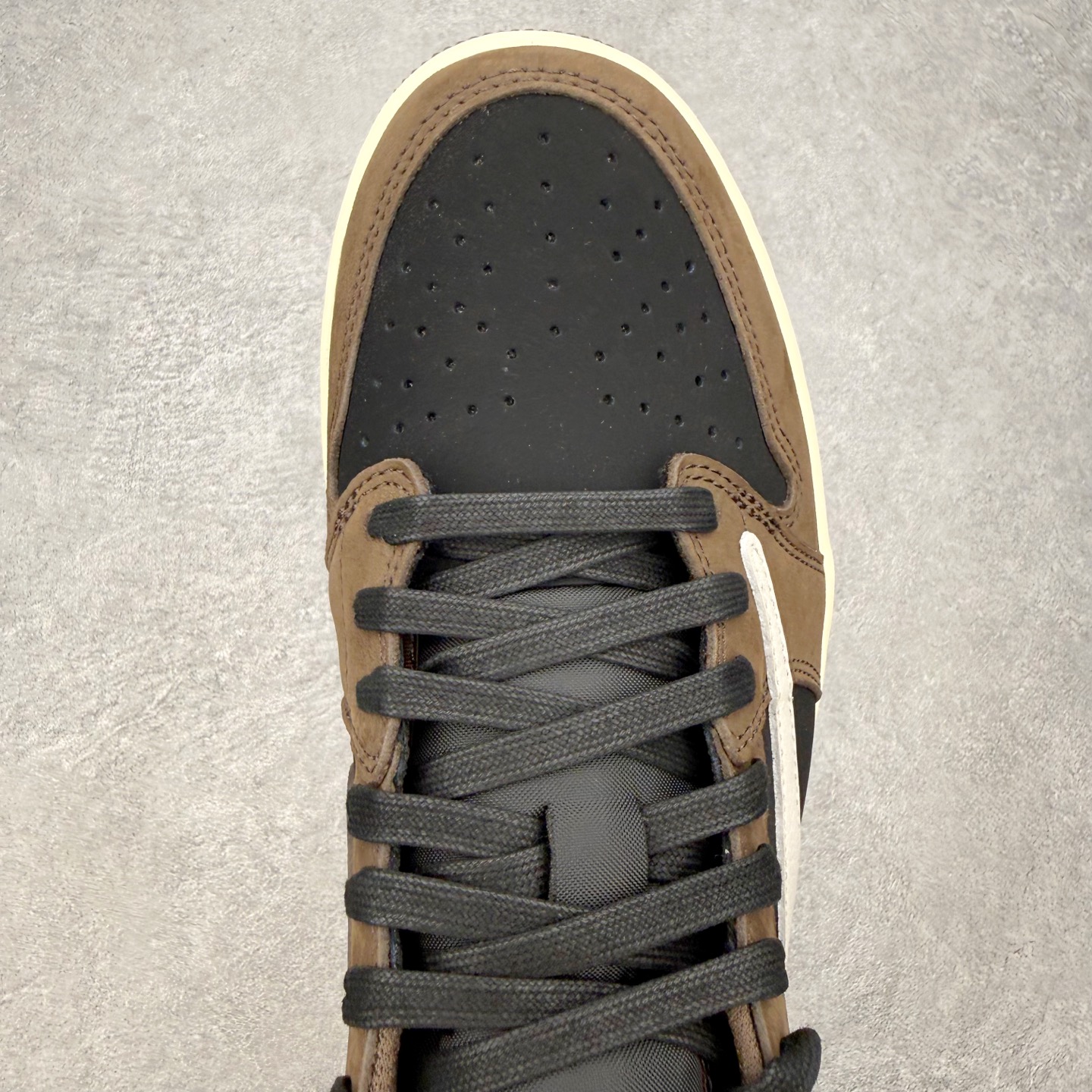 ＃RN纯原 Travis Scott x Air Jordan AJ1 Low OG SP TS联名倒钩低帮 圈内顶级倒