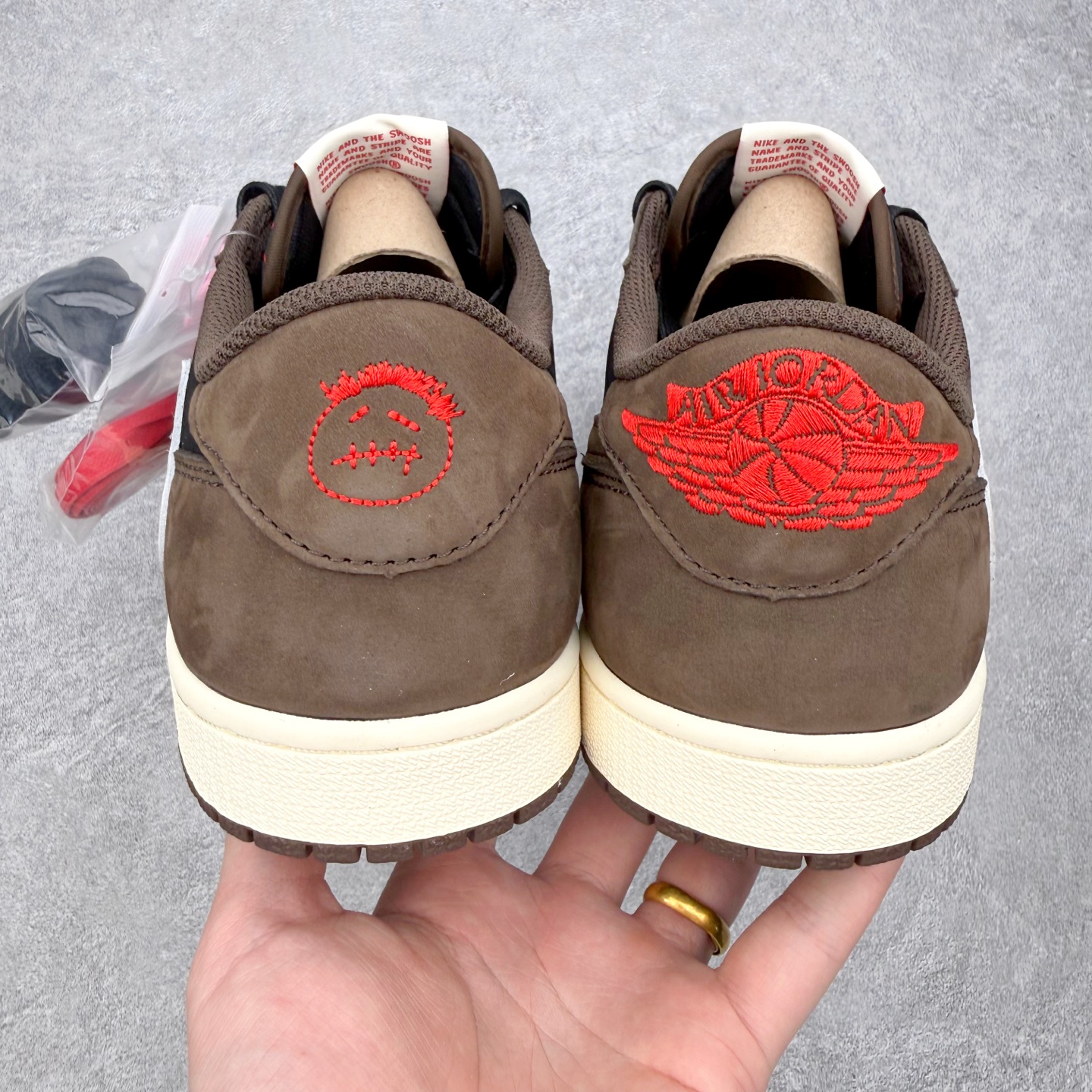 ＃RN纯原 Travis Scott x Air Jordan AJ1 Low OG SP TS联名倒钩低帮 圈内顶级倒