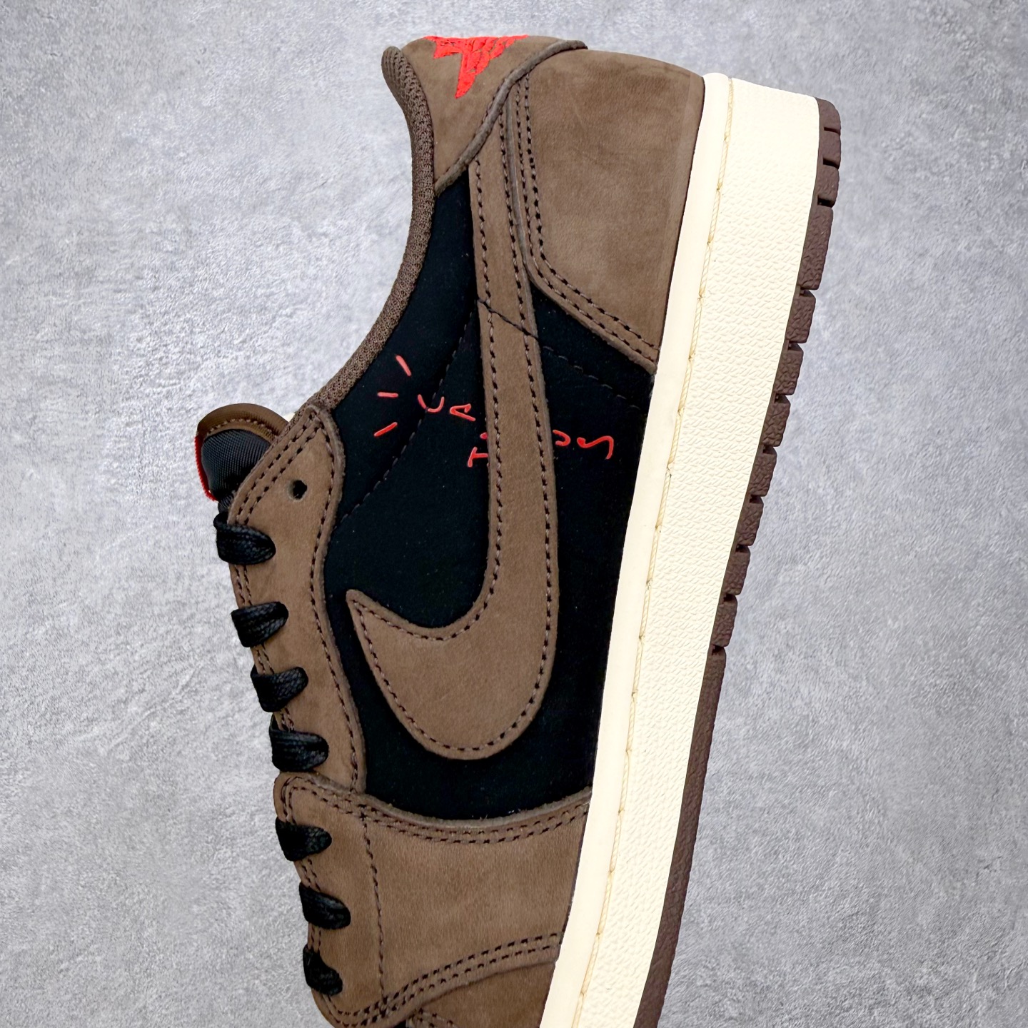 ＃RN纯原 Travis Scott x Air Jordan AJ1 Low OG SP TS联名倒钩低帮 圈内顶级倒