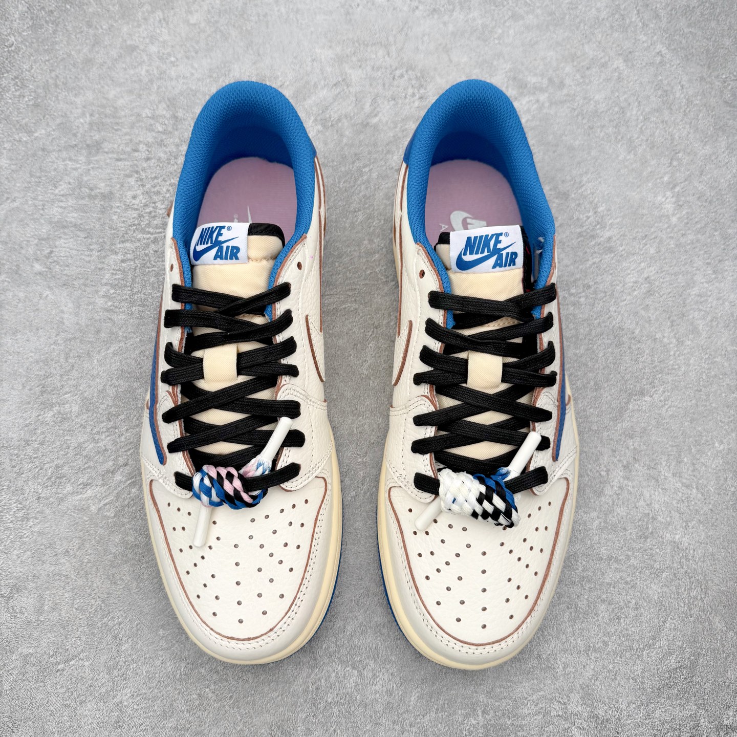 ＃RN纯原 Travis Scott x Air Jordan AJ1 Low OG SP TS联名倒钩低帮 圈内顶级倒