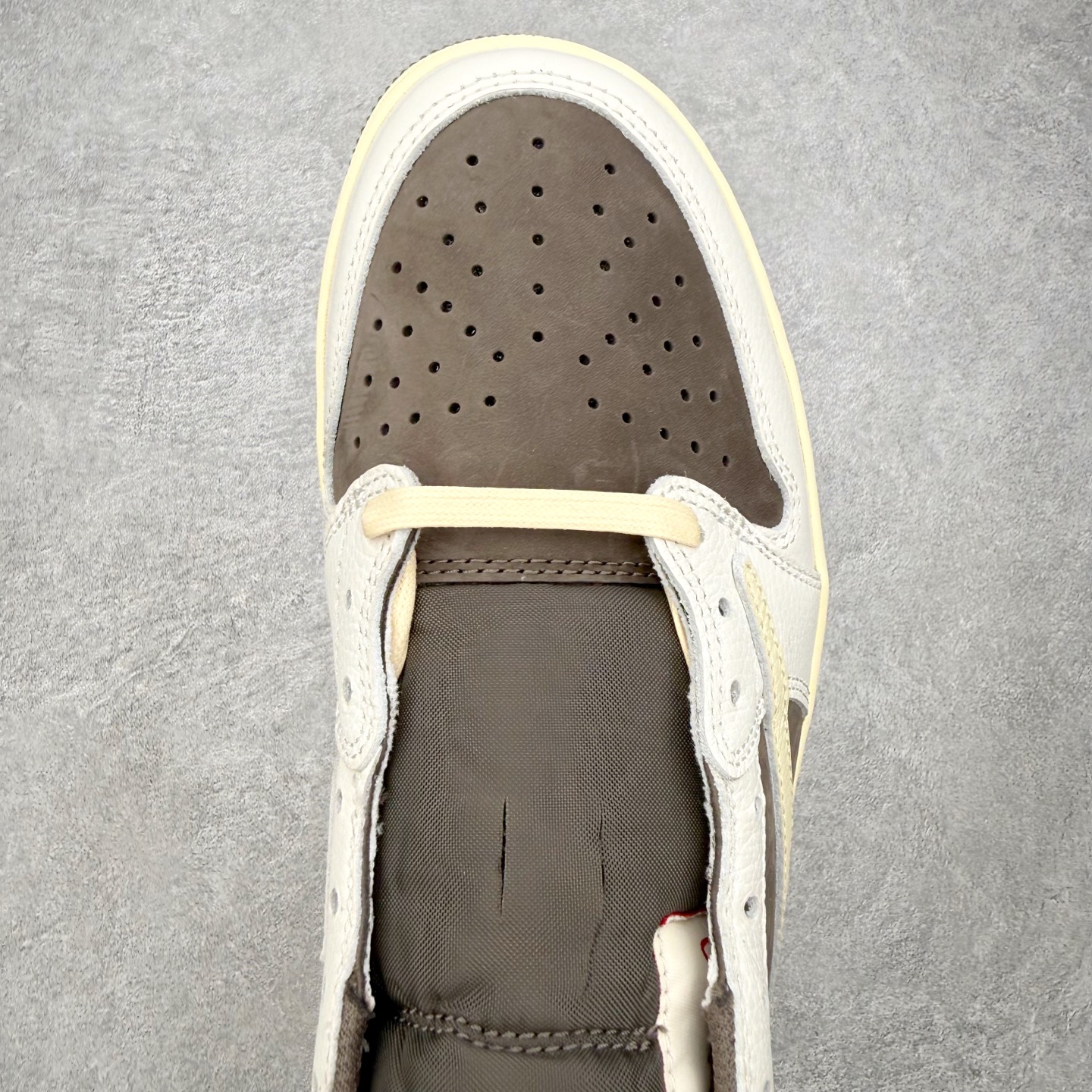 ＃RN纯原 Travis Scott x Air Jordan AJ1 Low OG SP TS联名倒钩低帮 圈内顶级倒
