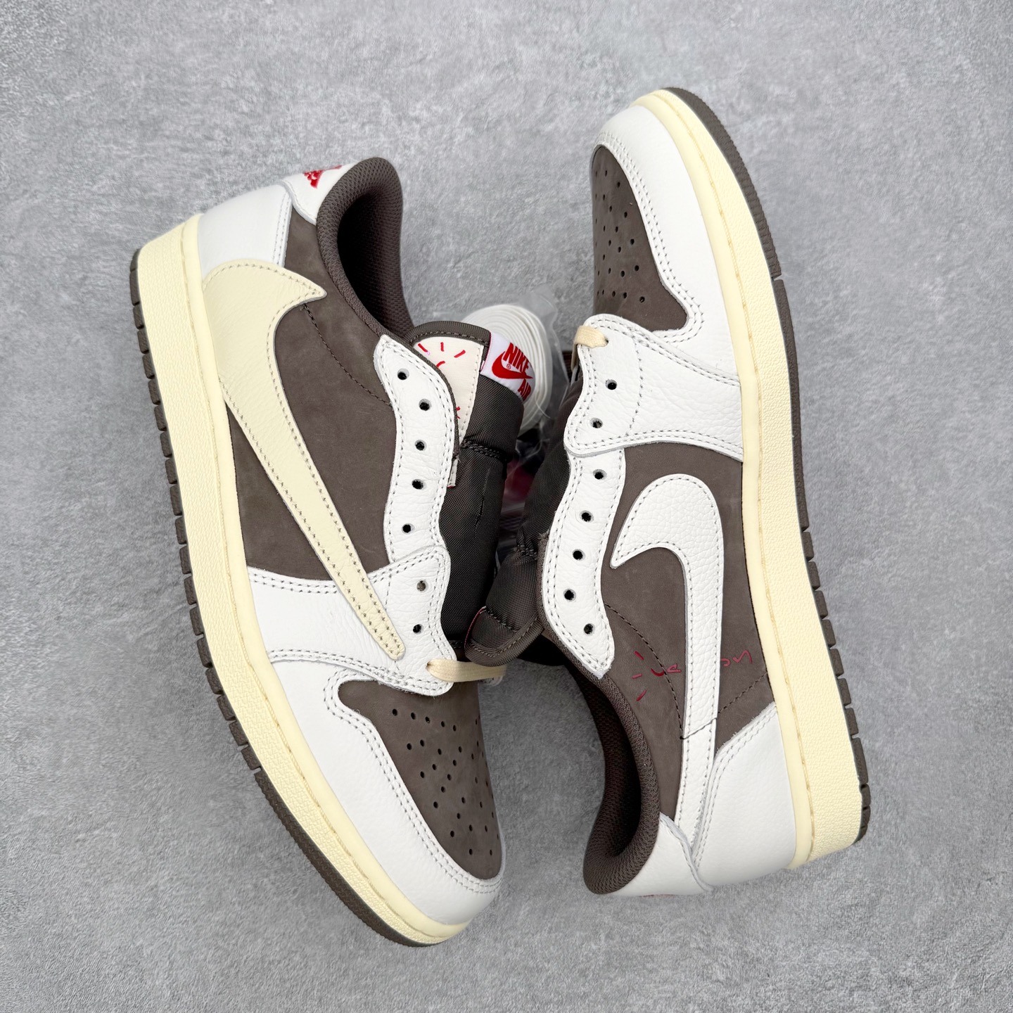 ＃RN纯原 Travis Scott x Air Jordan AJ1 Low OG SP TS联名倒钩低帮 圈内顶级倒
