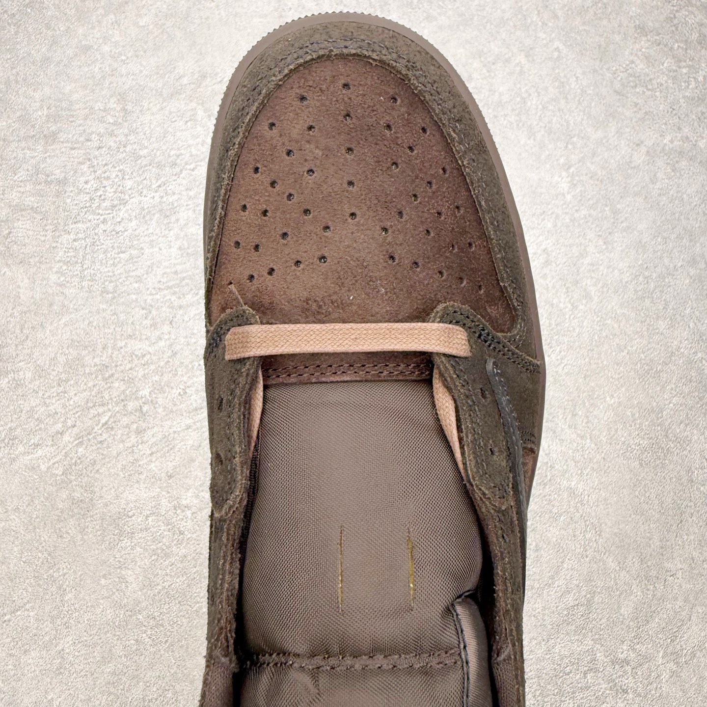 ＃RN纯原 Travis Scott x Air Jordan AJ1 Low OG SP TS联名倒钩低帮 圈内顶级倒