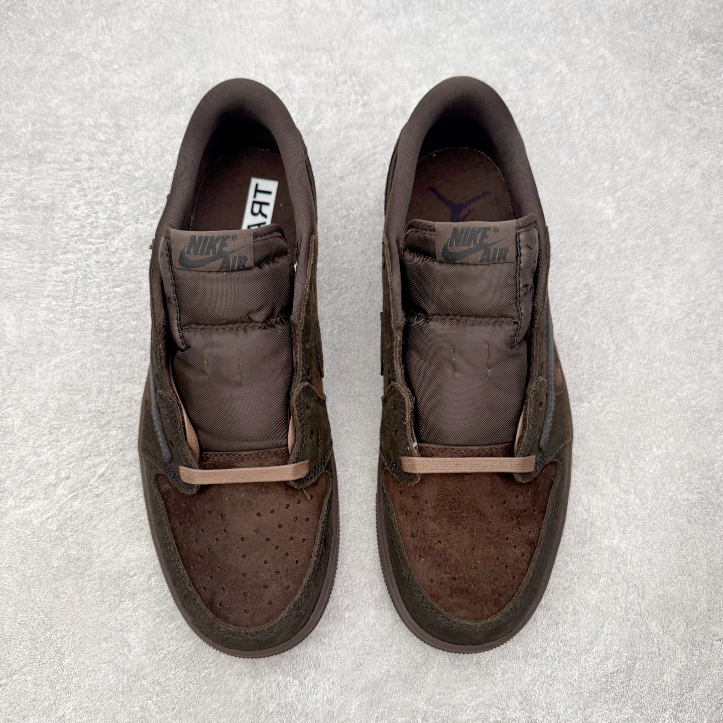 ＃RN纯原 Travis Scott x Air Jordan AJ1 Low OG SP TS联名倒钩低帮 圈内顶级倒