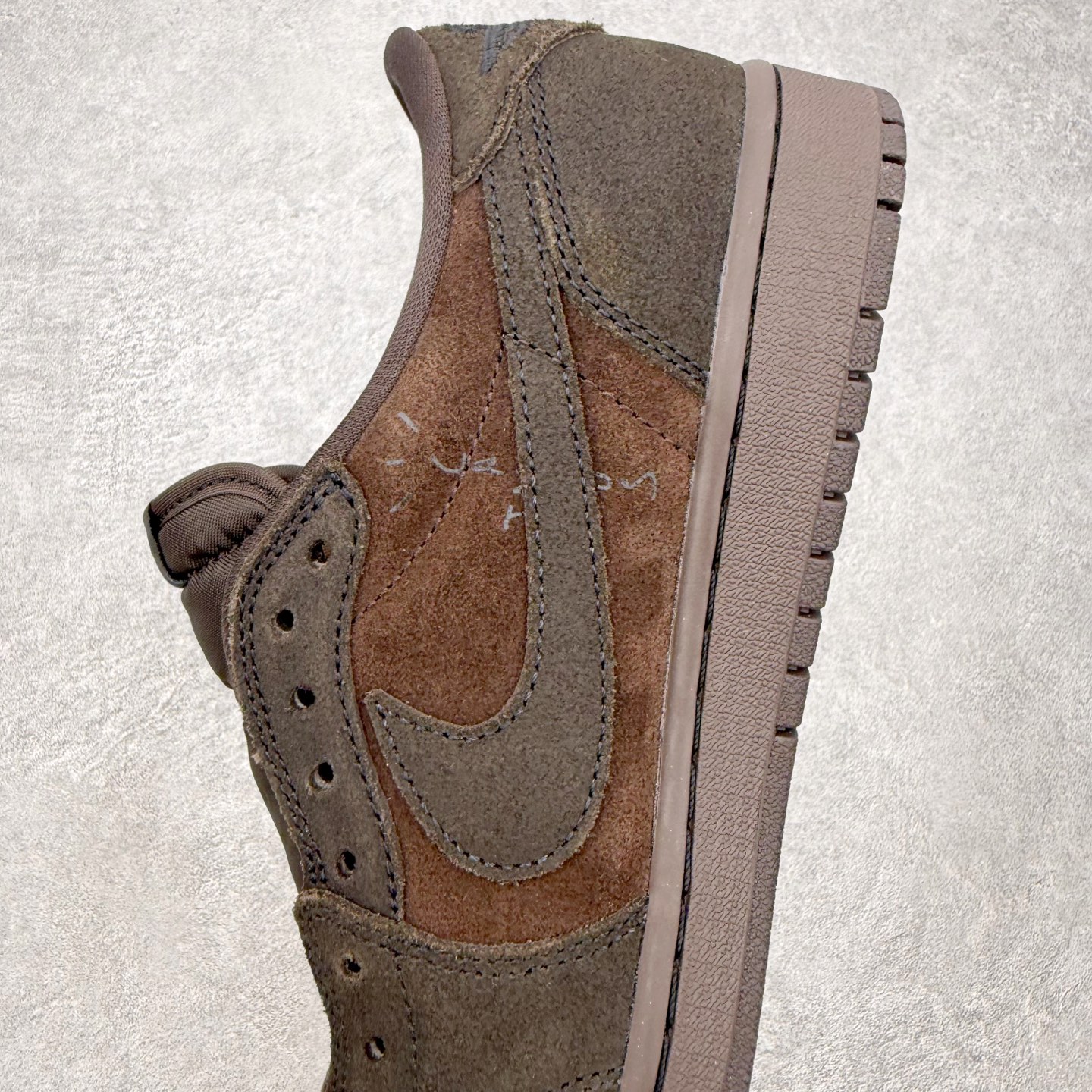 ＃RN纯原 Travis Scott x Air Jordan AJ1 Low OG SP TS联名倒钩低帮 圈内顶级倒