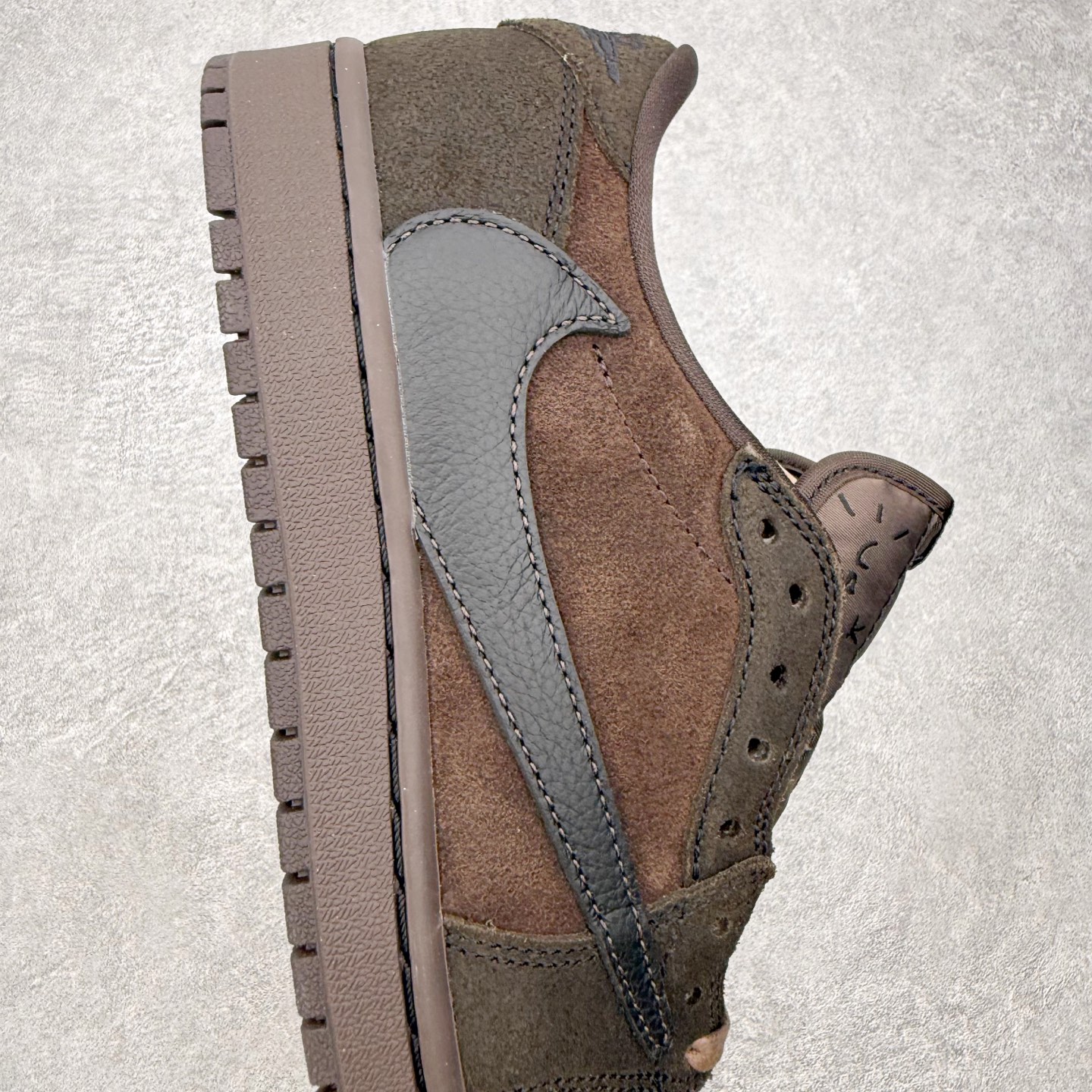 ＃RN纯原 Travis Scott x Air Jordan AJ1 Low OG SP TS联名倒钩低帮 圈内顶级倒