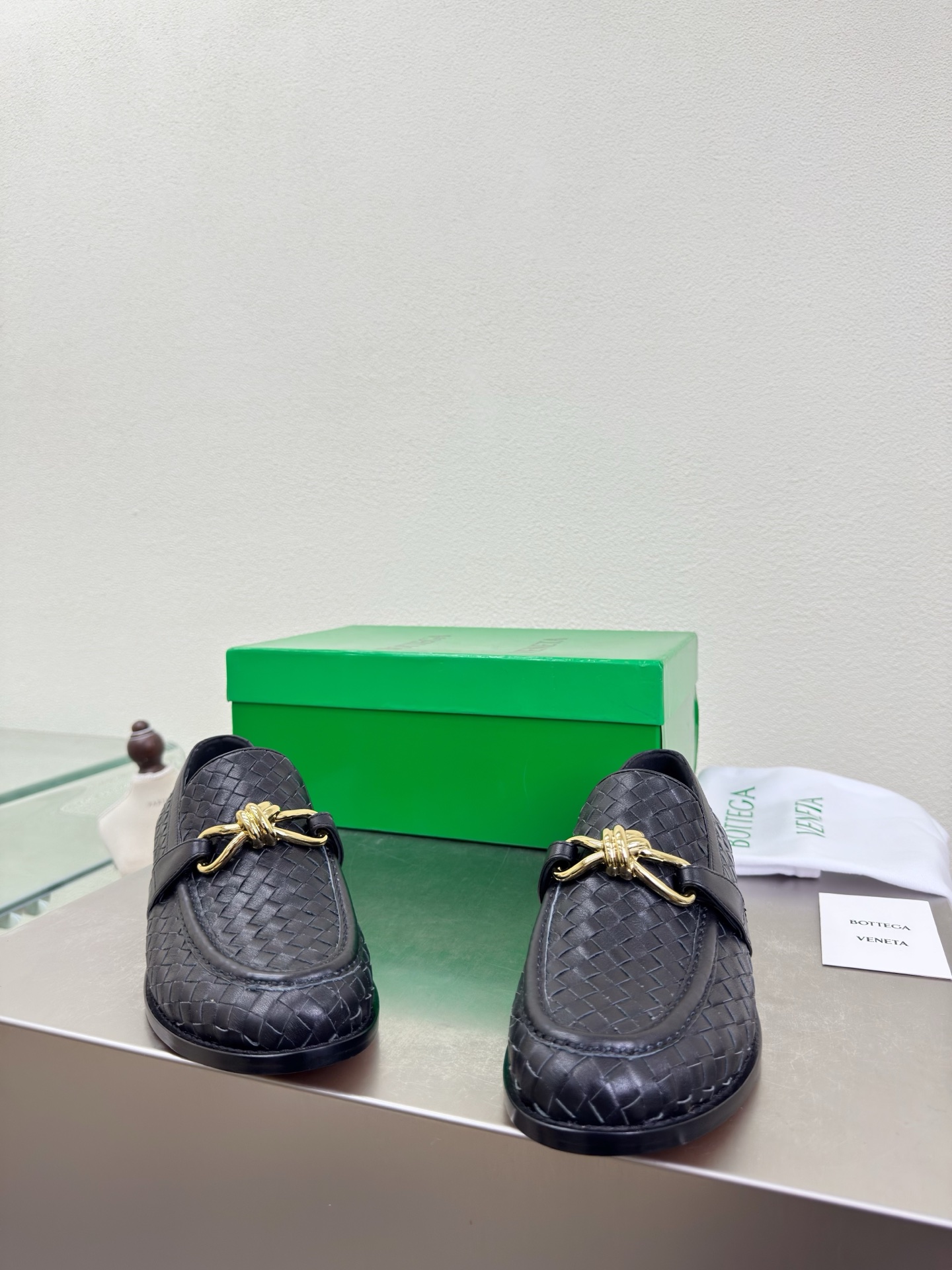 高版本出厂 男码+10 Bottega Veneta/BV F065 2026ss新款真皮手工编织 金色