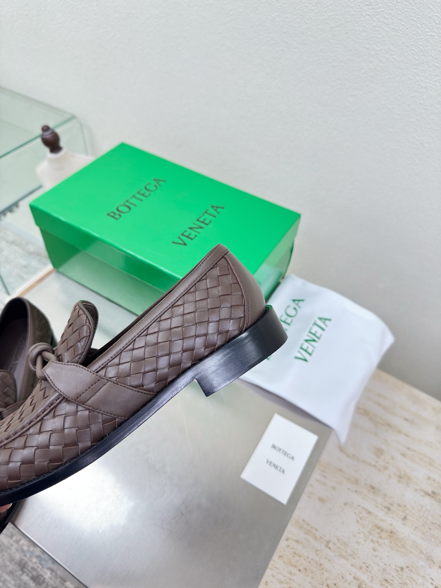 高版本出厂 男码+10 Bottega Veneta/BV F065 2026ss新款真皮手工编织 金色