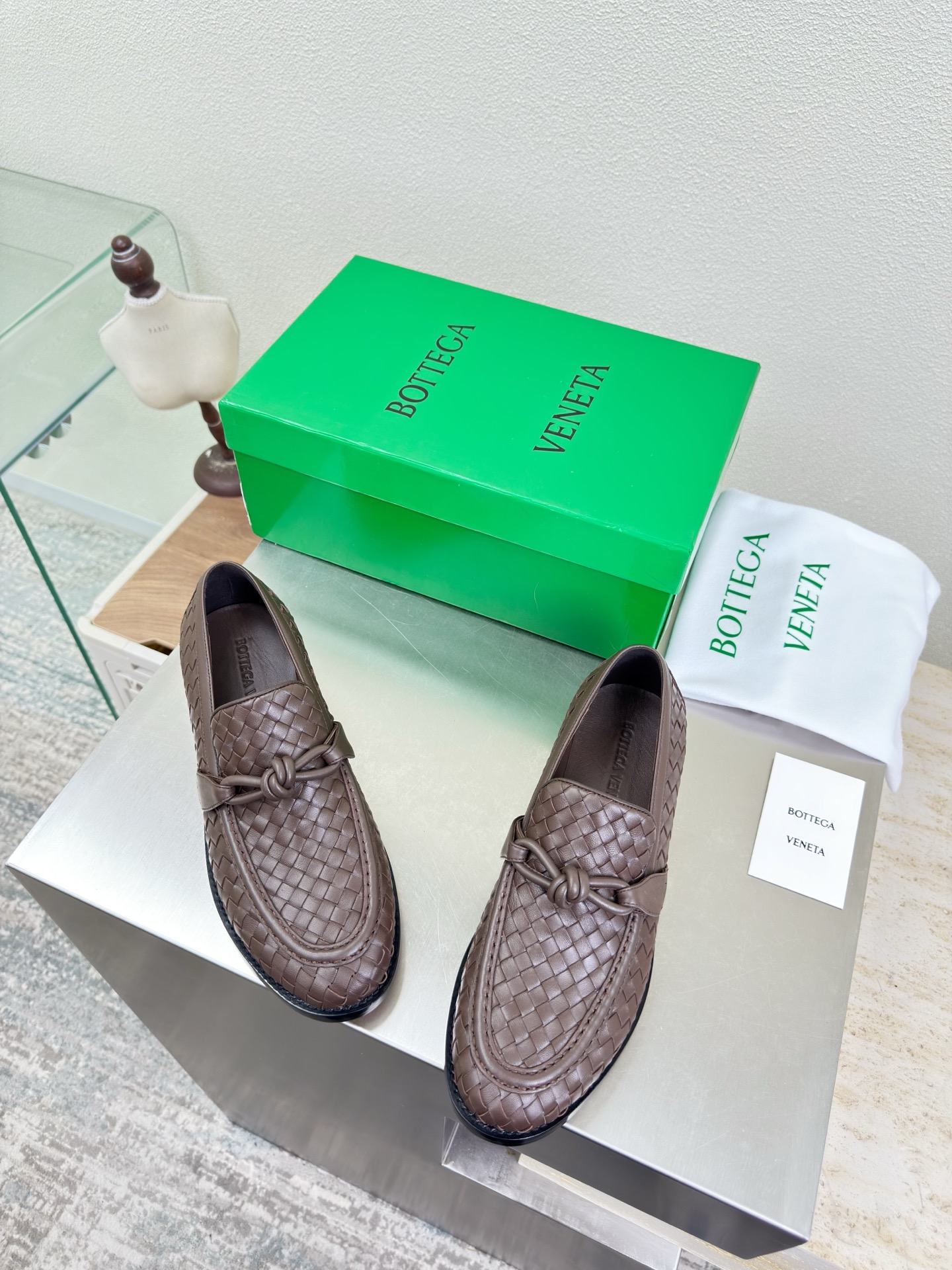 高版本出厂 男码+10 Bottega Veneta/BV F065 2026ss新款真皮手工编织 金色