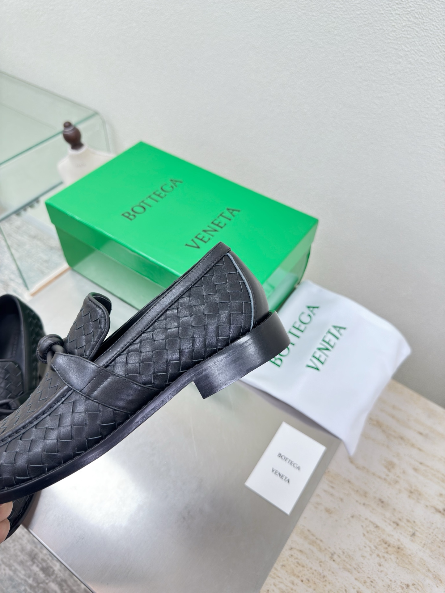 高版本出厂 男码+10 Bottega Veneta/BV F065 2026ss新款真皮手工编织 金色