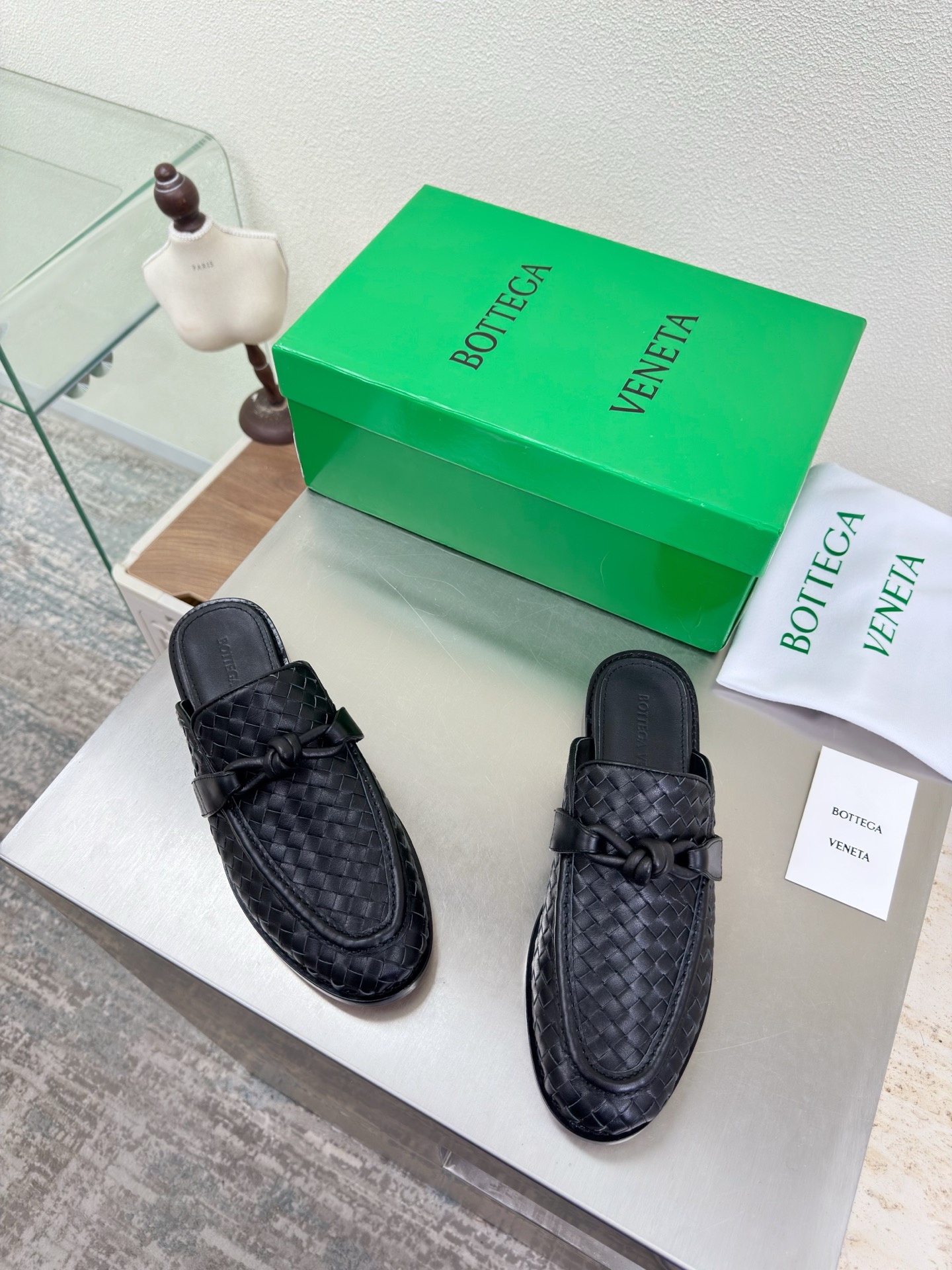 高版本出厂 男码+10 Bottega Veneta/BV F065 2026ss新款真皮手工编织金色五