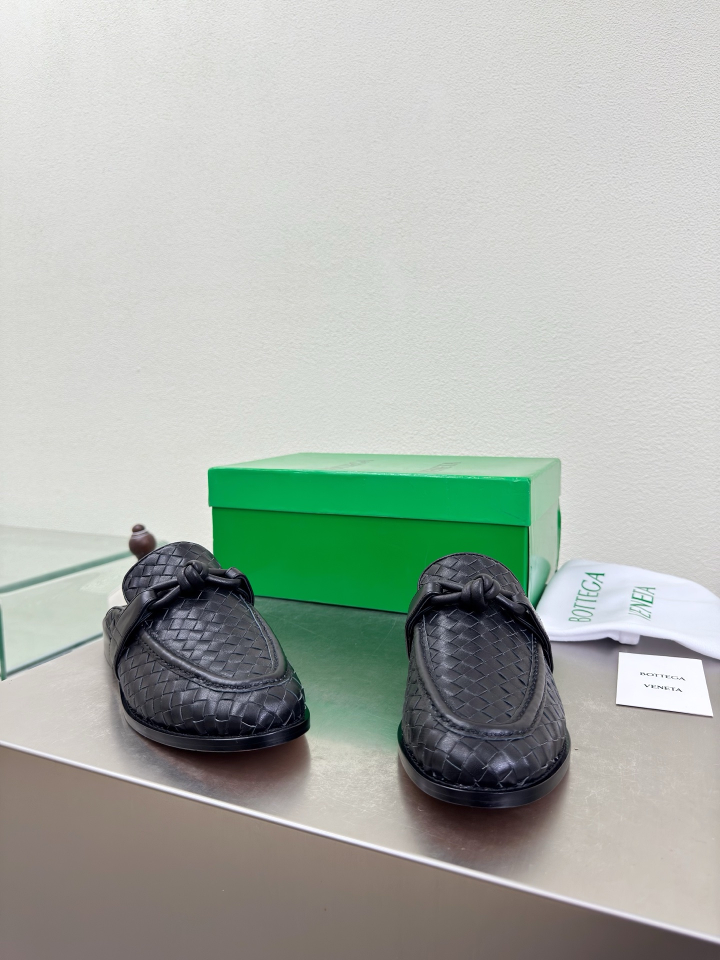 高版本出厂 男码+10 Bottega Veneta/BV F065 2026ss新款真皮手工编织金色五