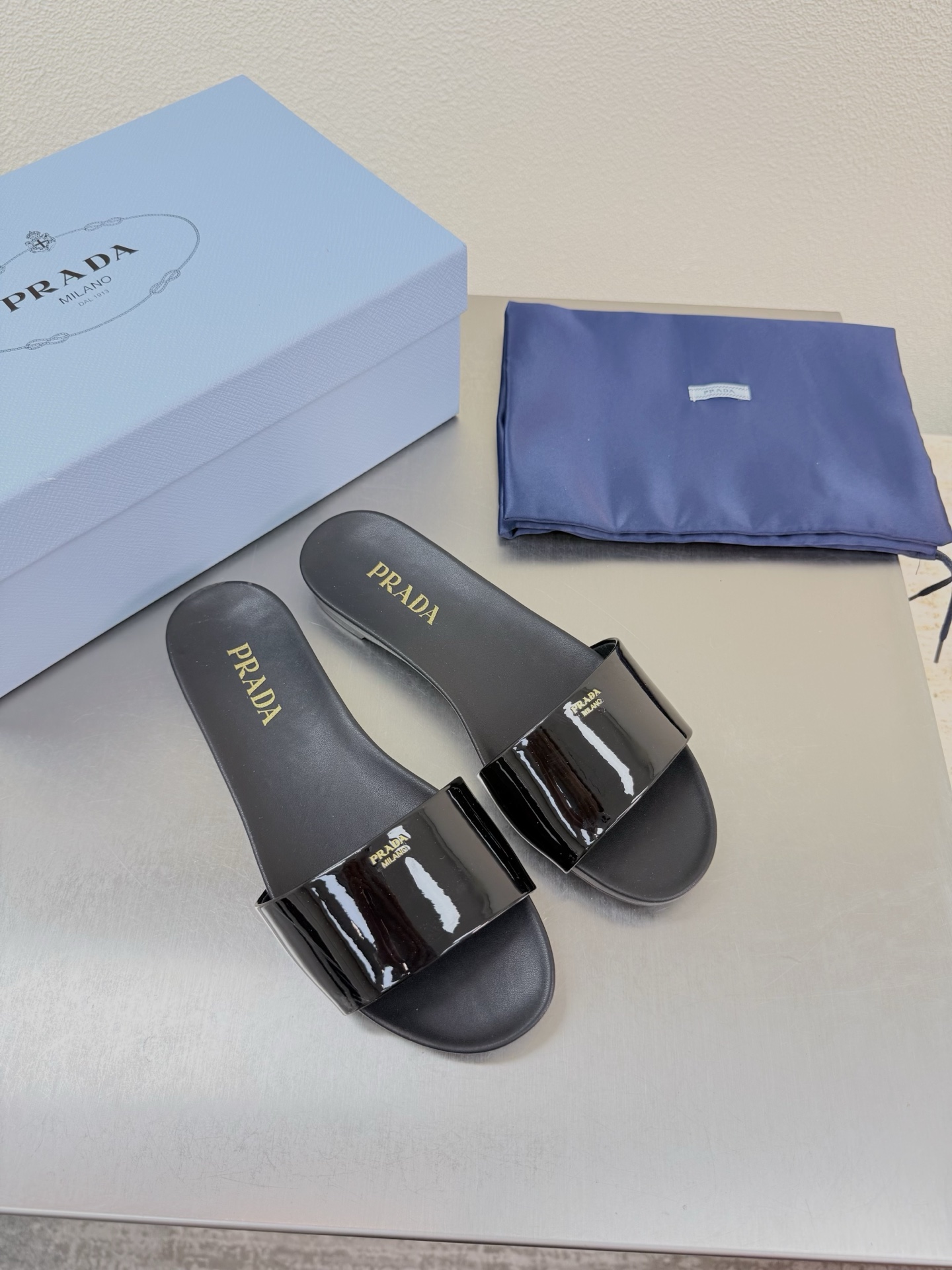 Prada Style Black Leather Women's Shoes Lookbook Reference image 1