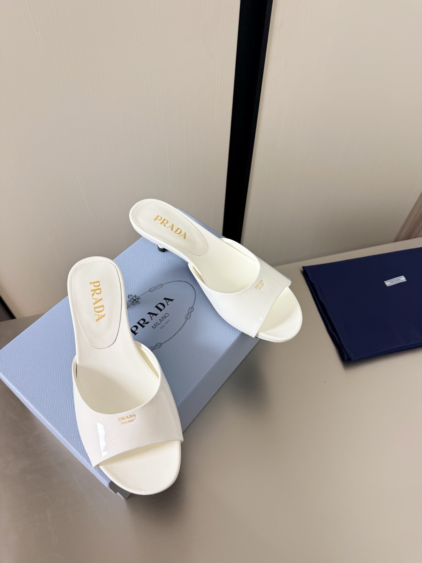 Prada Style White Leather Women's Shoes Lookbook Reference image 2