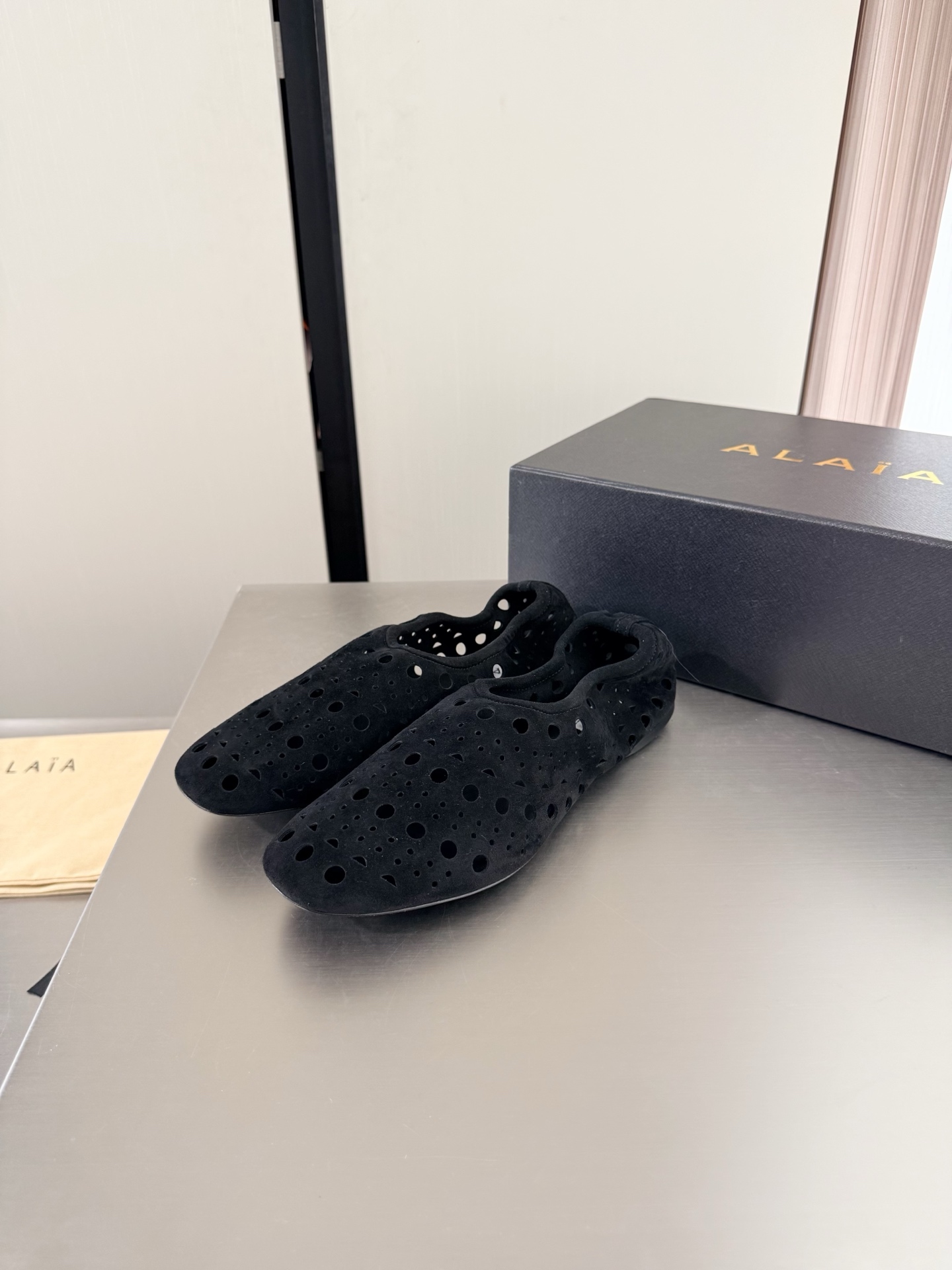 Rick Owens 麂皮 轻奢风 镂空单鞋 夏日