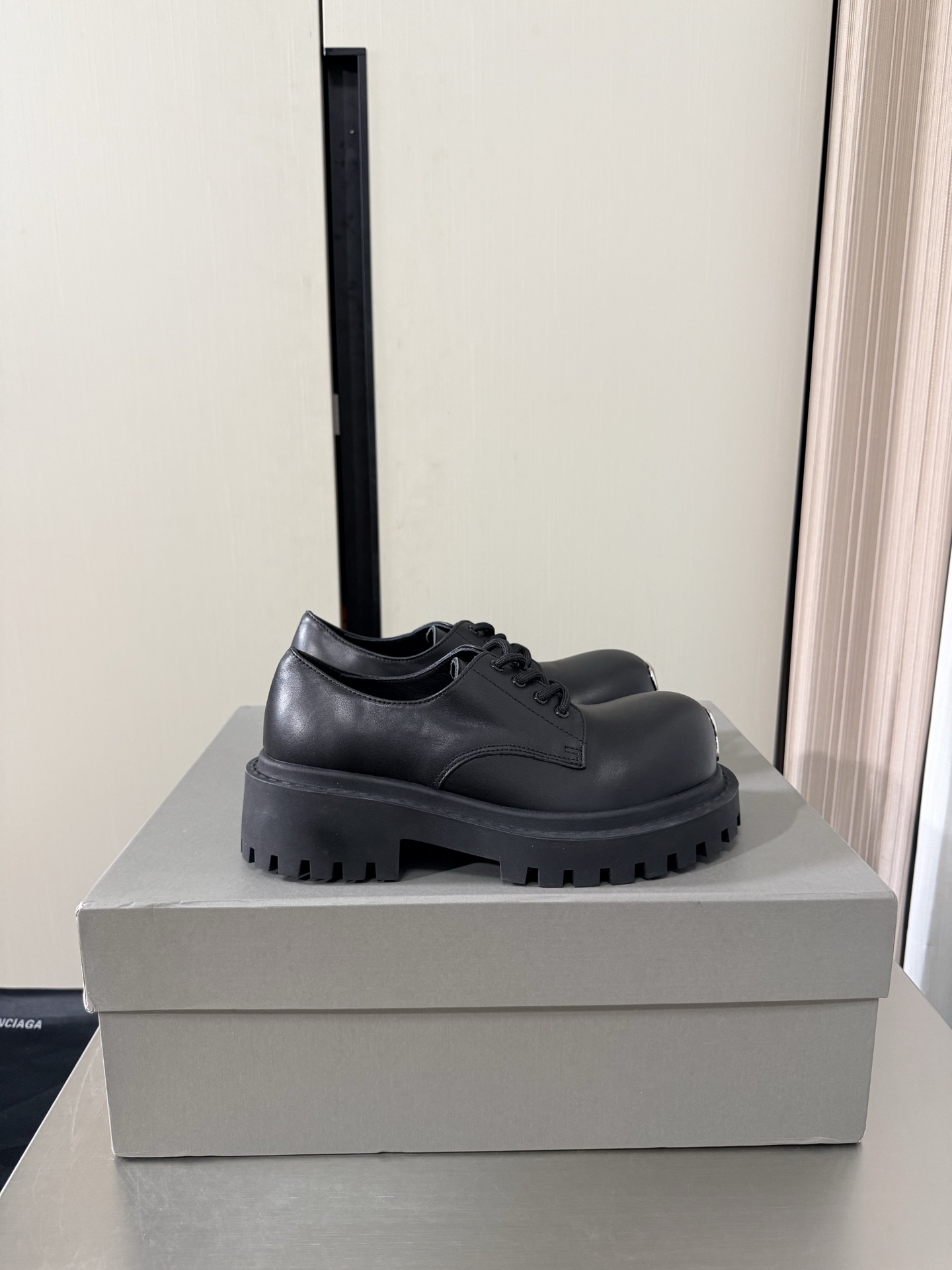 Balenciaga Platform Double B Derby Shoes