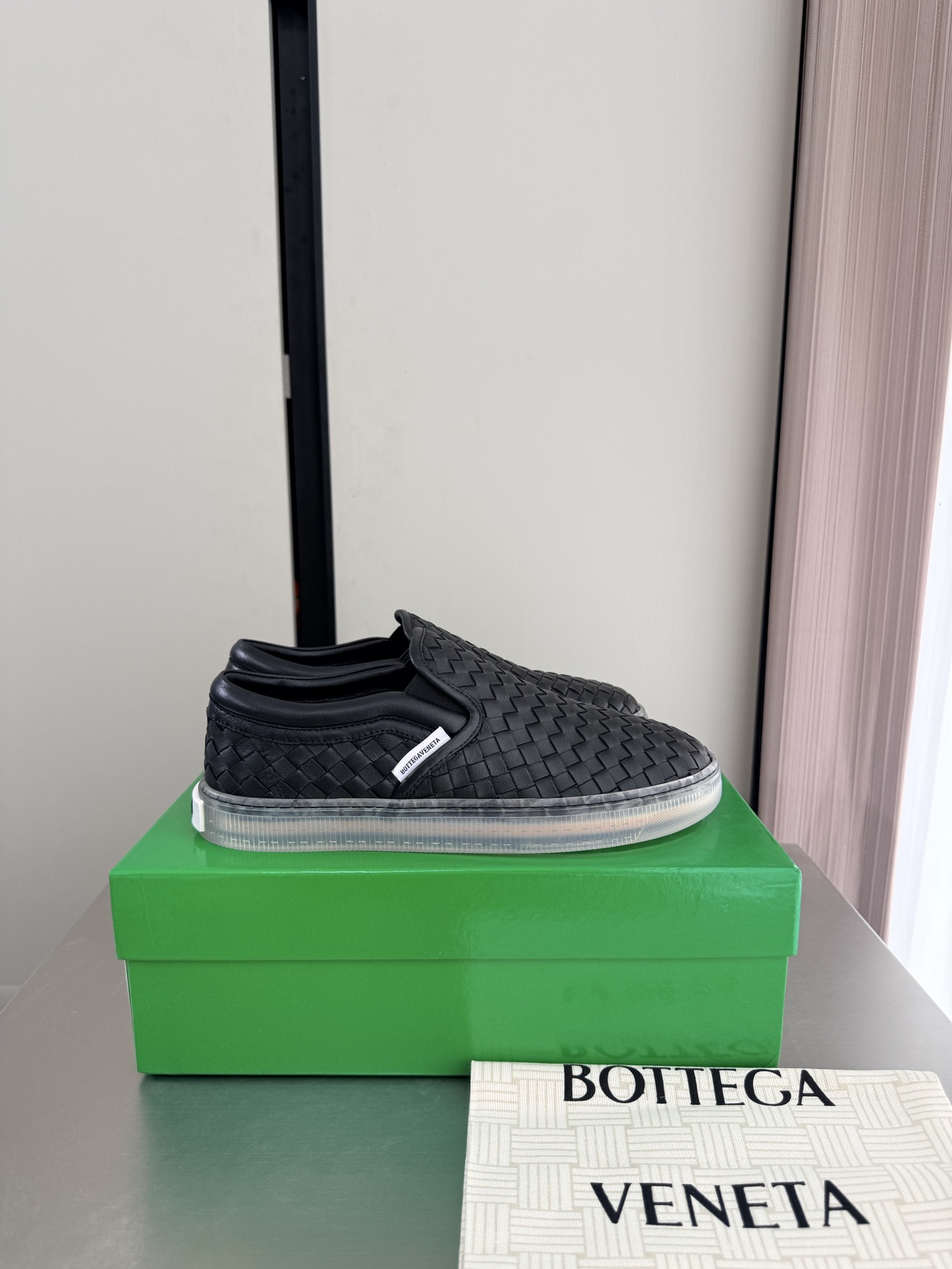 BV Woven Slip-On Shoes