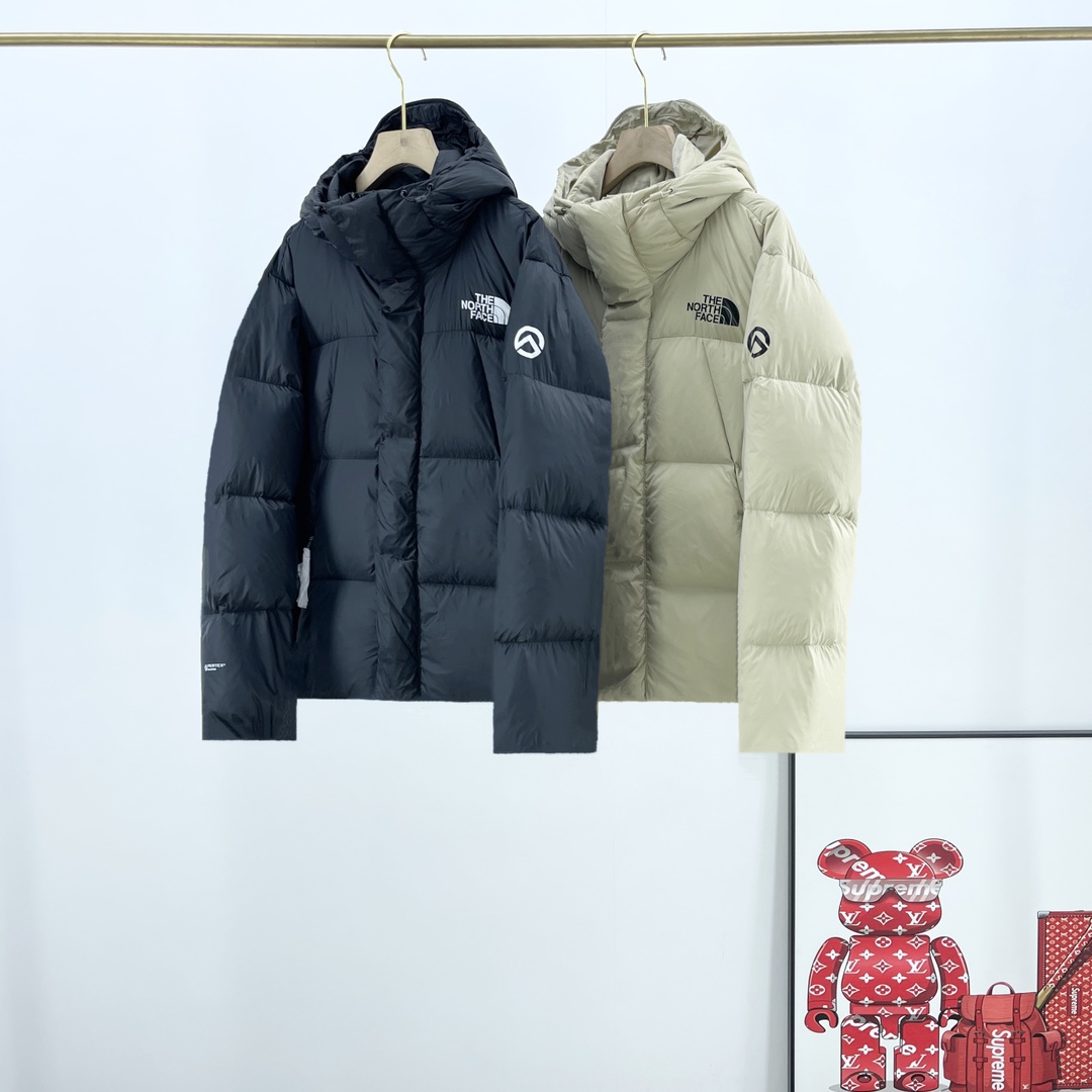 Top-grade THE NORTH FACE Dryvent ski jacket, waterproof, windproof, warm. Unisex. Colors: Black, Khaki. Sizes S-XXL. Filled with 90% white duck down.-Big cat