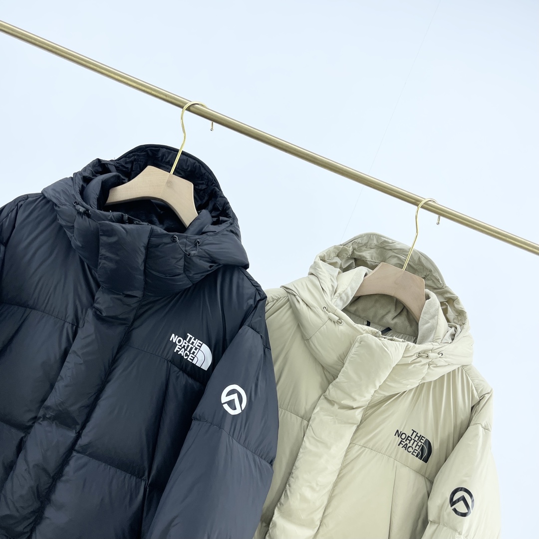 Top-grade THE NORTH FACE Dryvent ski jacket, waterproof, windproof, warm. Unisex. Colors: Black, Khaki. Sizes S-XXL. Filled with 90% white duck down.-Big cat