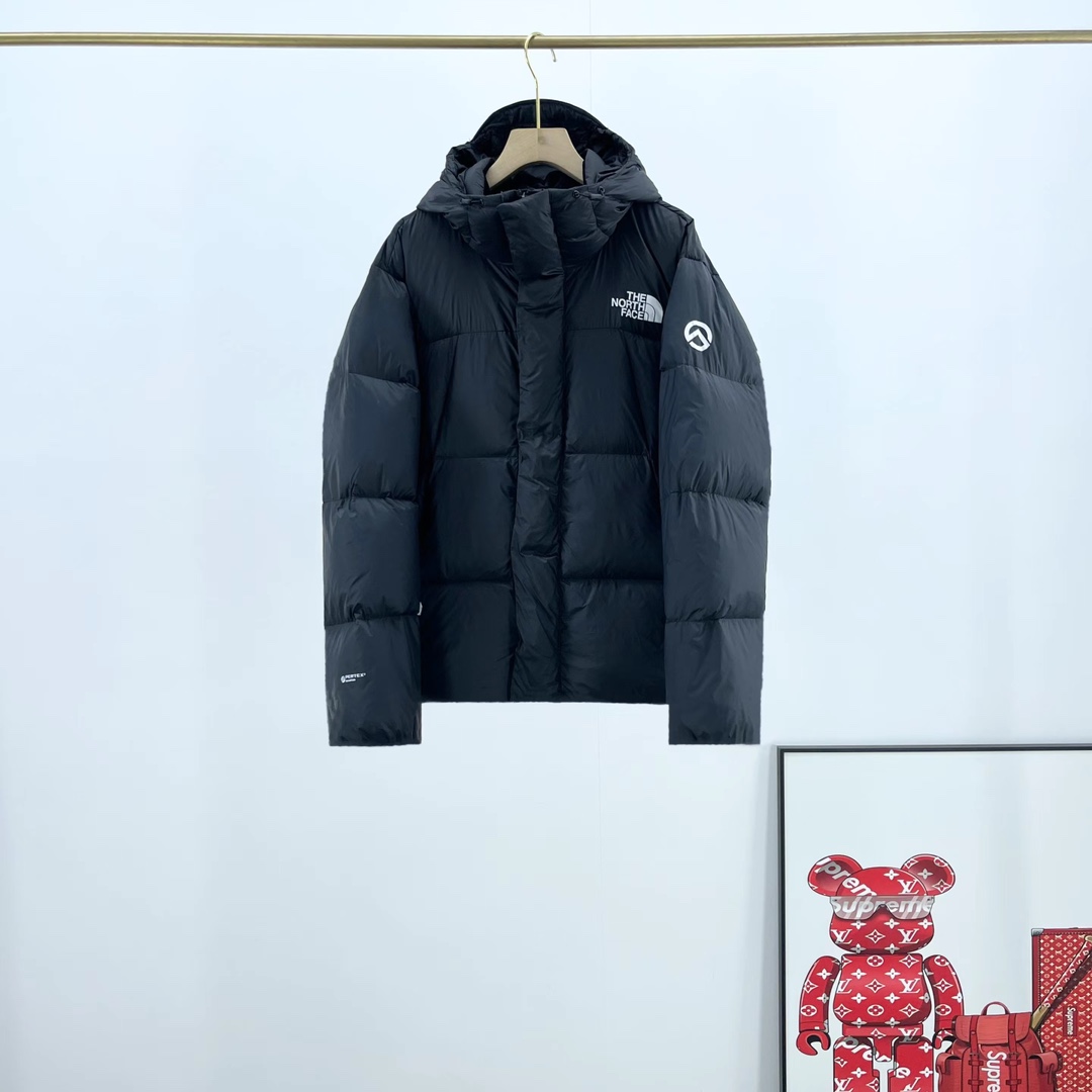 Top-grade THE NORTH FACE Dryvent ski jacket, waterproof, windproof, warm. Unisex. Colors: Black, Khaki. Sizes S-XXL. Filled with 90% white duck down.-Big cat
