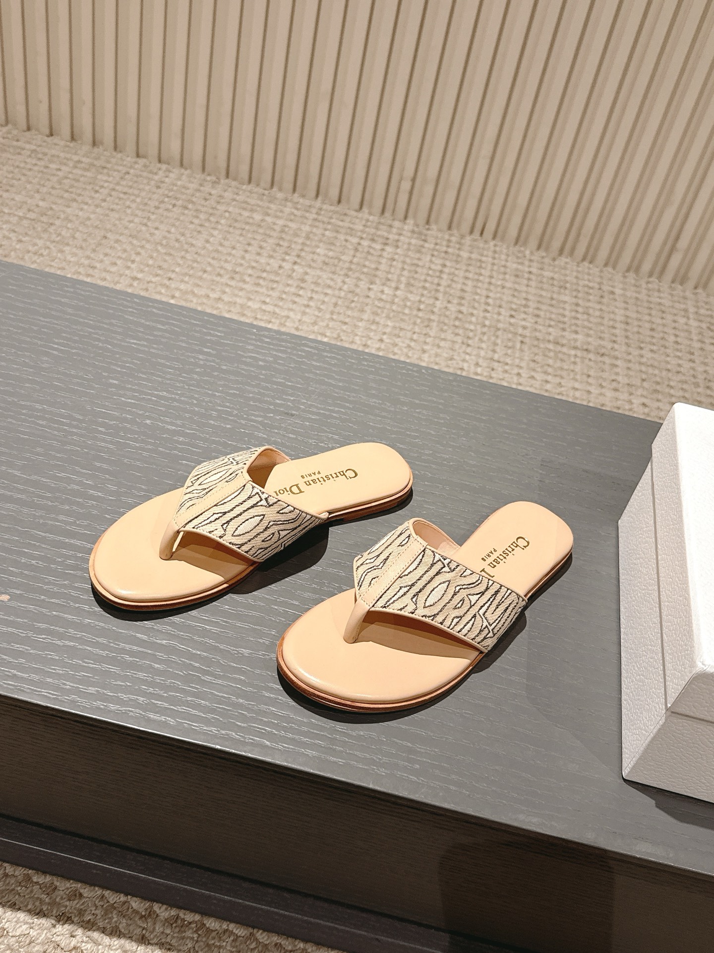 Dior ADiorble Thong Sandals - Flat Mules with CD Logo,Spring/Summer 2025 5 i1746227367999 6902 0 1