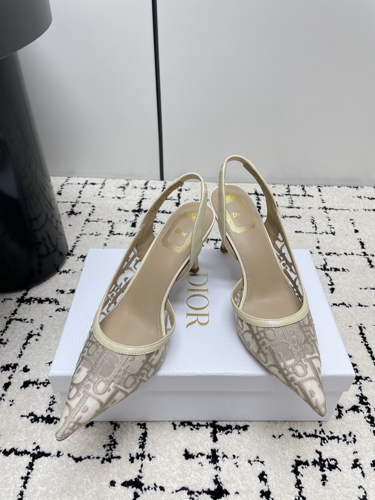 Женские туфли Dior Adiorable с вышивкой Oblique