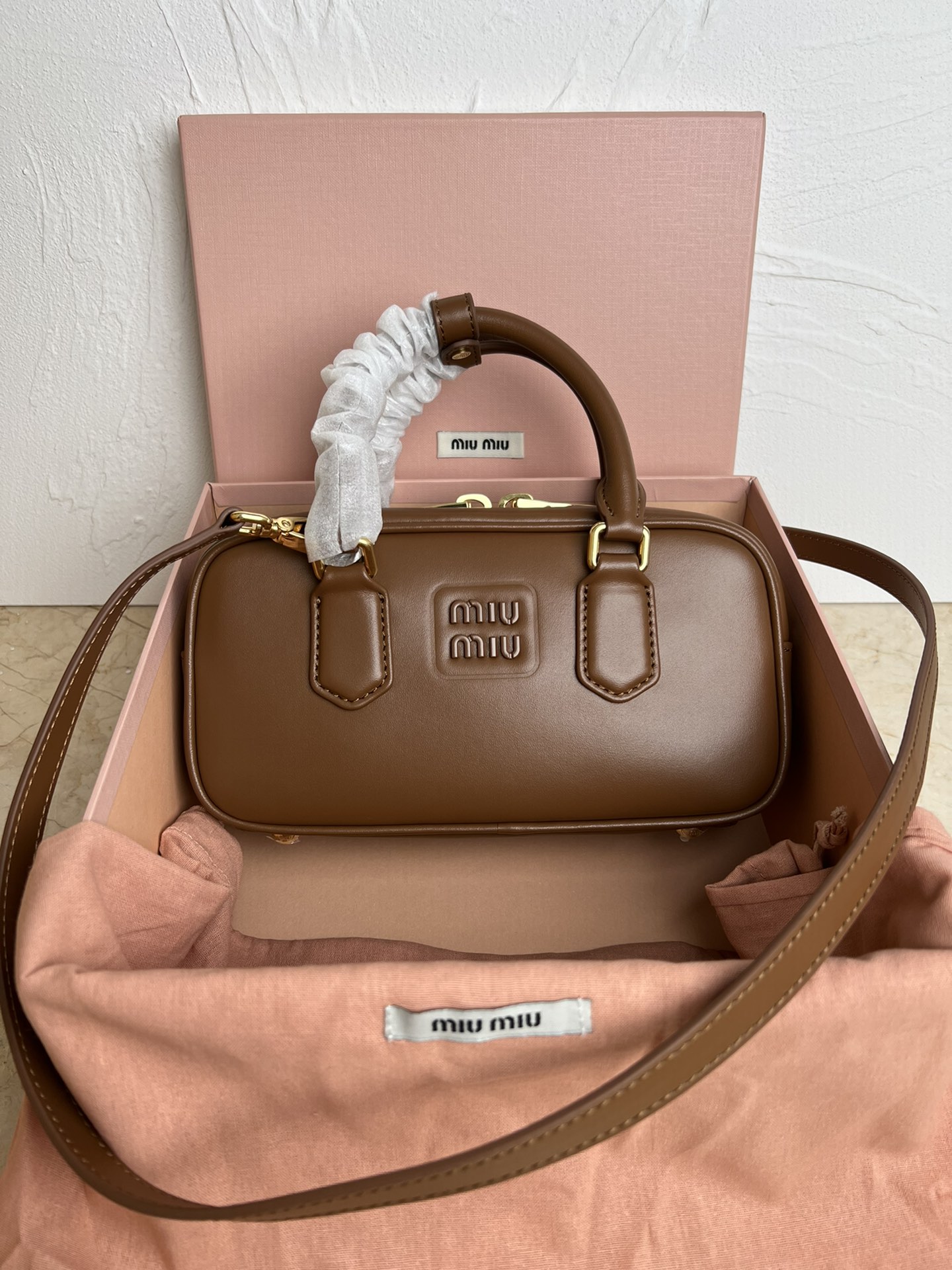 MiuMiu Bags Handbags Calfskin Cotton Cowhide