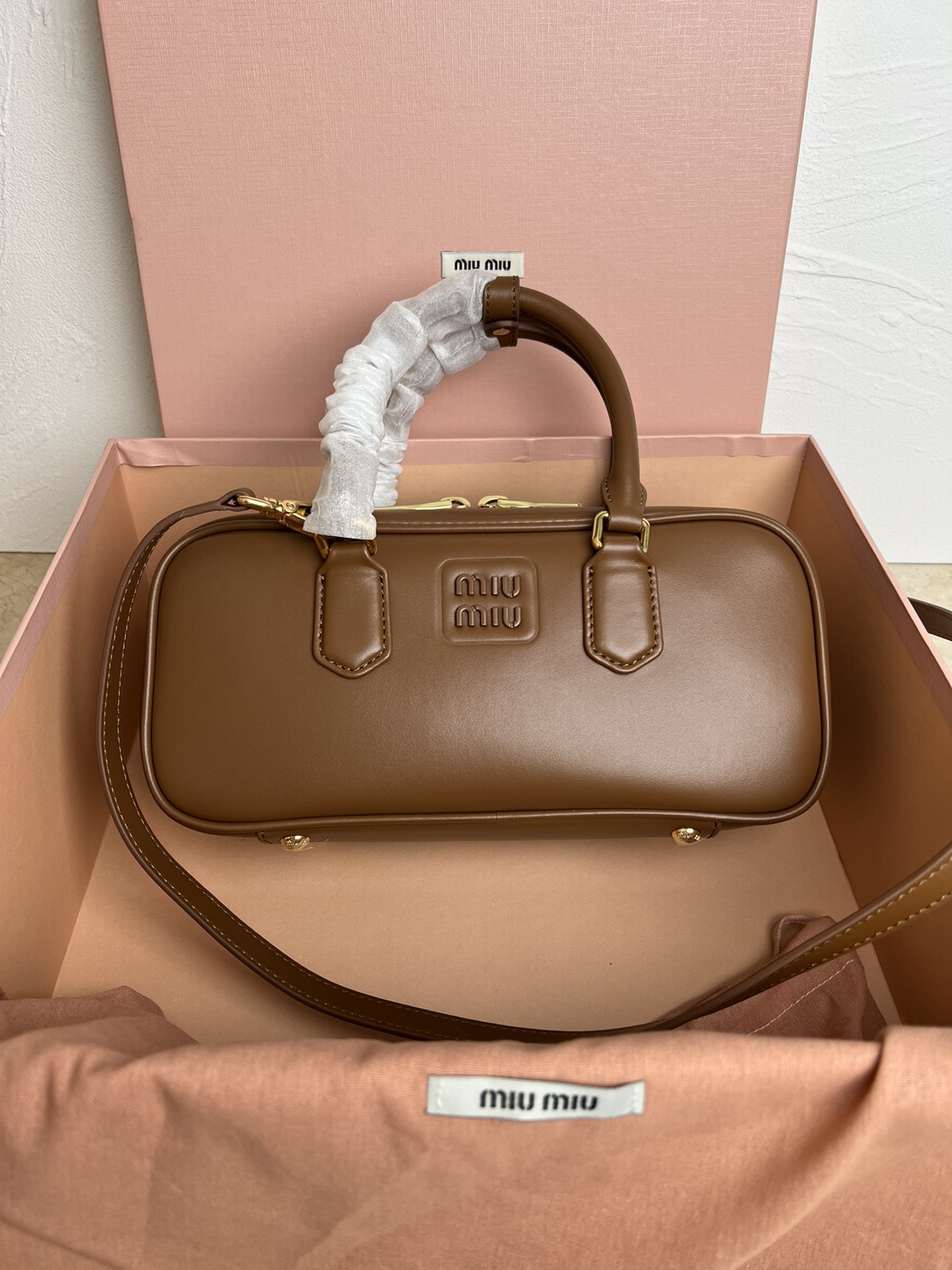 MiuMiu Bags Handbags Calfskin Cotton Cowhide