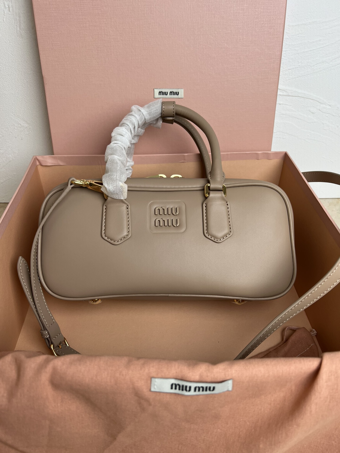 MiuMiu Bags Handbags Calfskin Cotton Cowhide