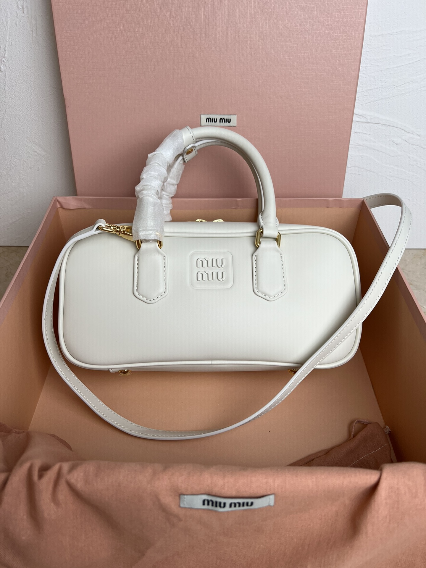 MiuMiu Bags Handbags Calfskin Cotton Cowhide