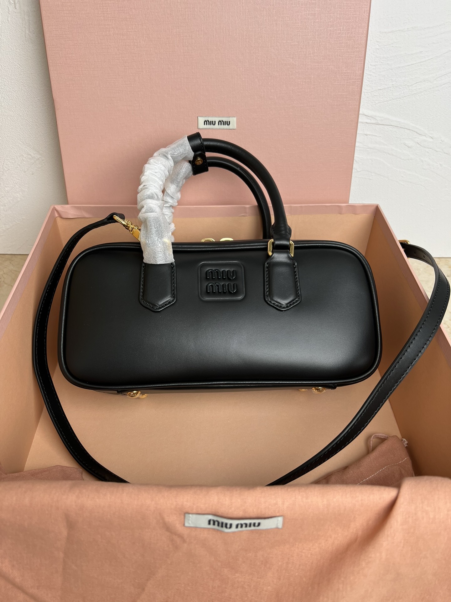 MiuMiu Bags Handbags Calfskin Cotton Cowhide