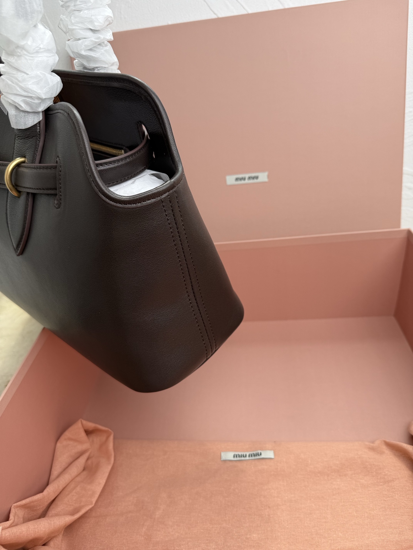 Prada 5BG310 新品 中古托特包 采用全新柔脂羊皮 皮质柔软高级