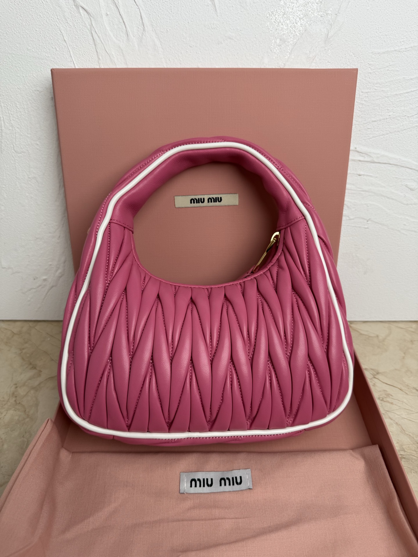 Miu Miu M家新品 5BC125MiuWander手袋 全新大胆配色设计