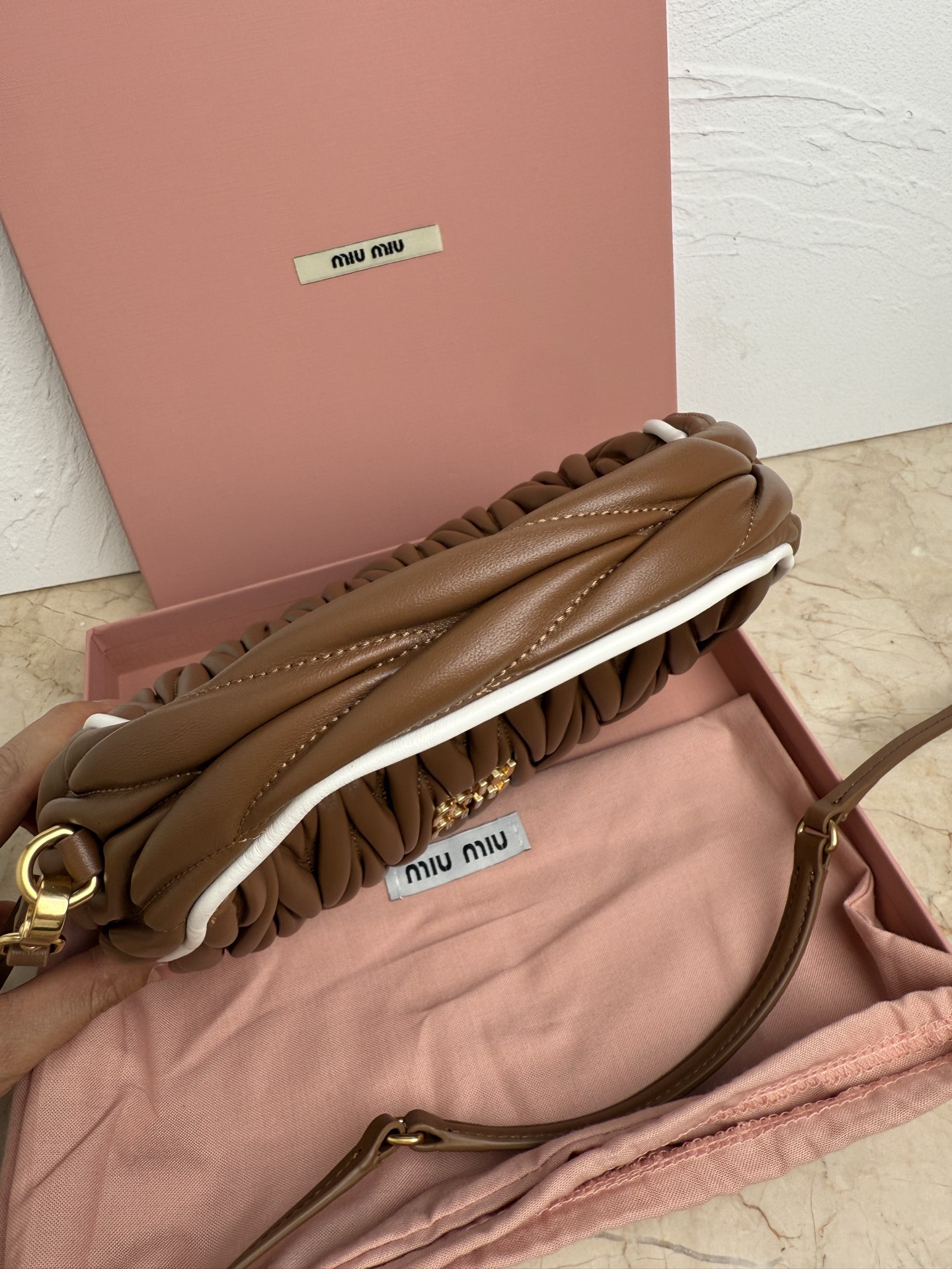 Miu Miu M家新品 5BC125MiuWander手袋 全新大胆配色设计