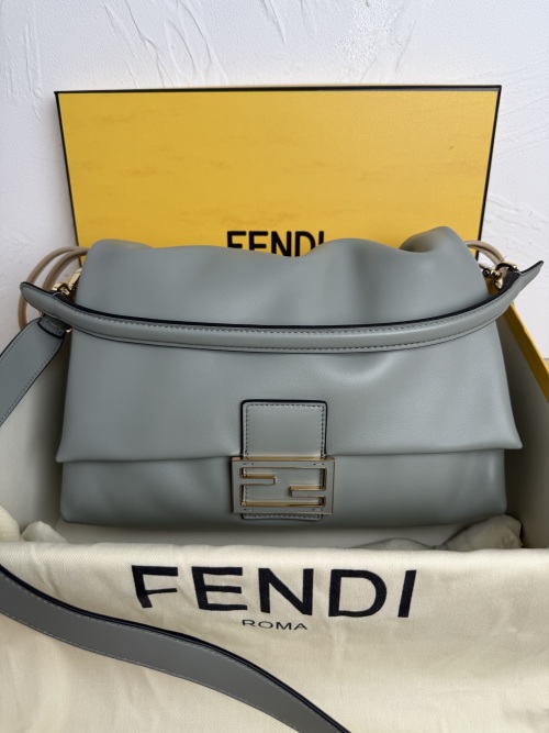 Fendi Mamma Baguette Lambskin Leather Bag - Soft & Stylish Designer Handbag 1 Fendi Mamma Baguette Lambskin Leather Bag - Soft & Stylish Designer Handbag
