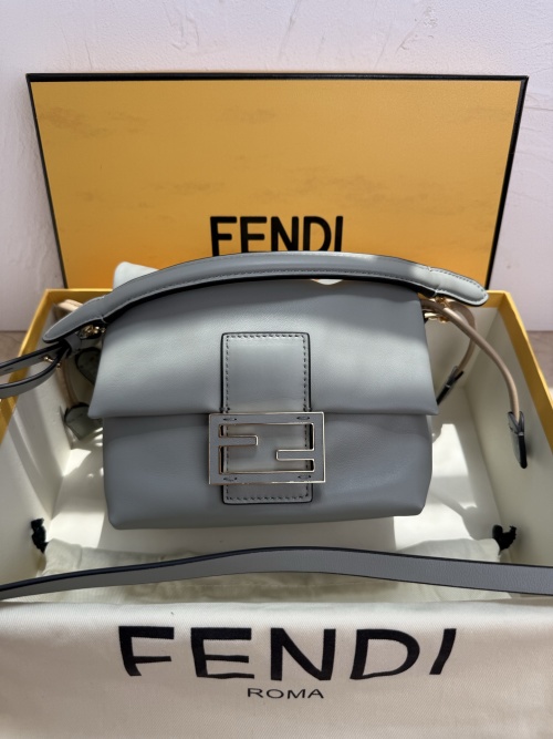 Fendi Mamma Baguette Baguette Bag - Lambskin Leather, Adjustable Straps 1 Fendi Mamma Baguette Baguette Bag - Lambskin Leather, Adjustable Straps