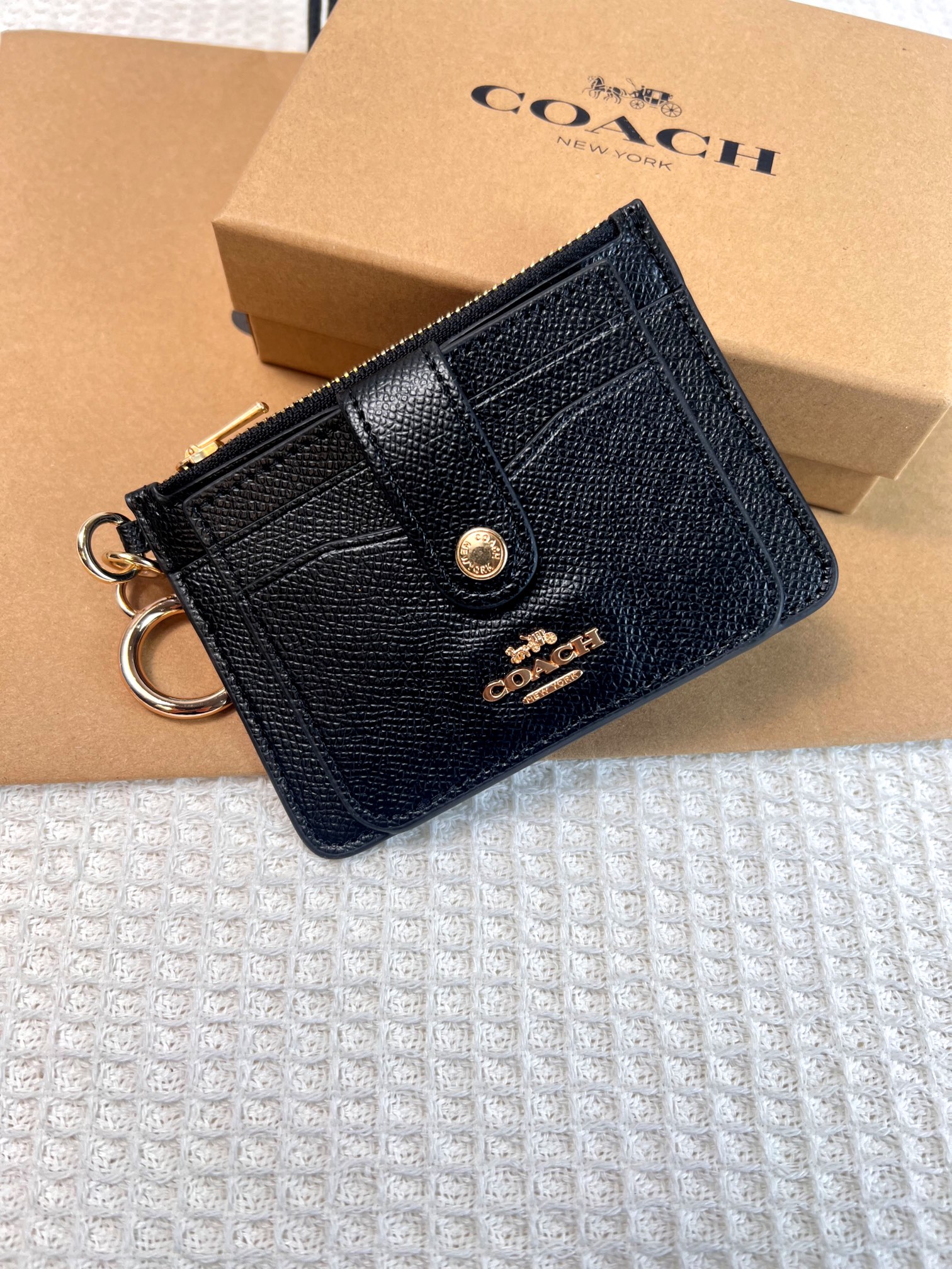 Coach ～新款coach卡包C6881最新款卡包来袭～黑色