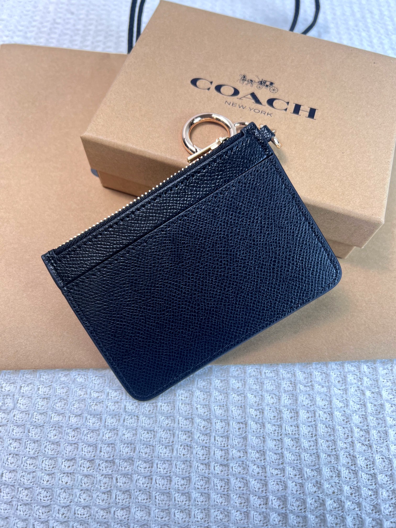 Coach ～新款coach卡包C6881最新款卡包来袭～黑色