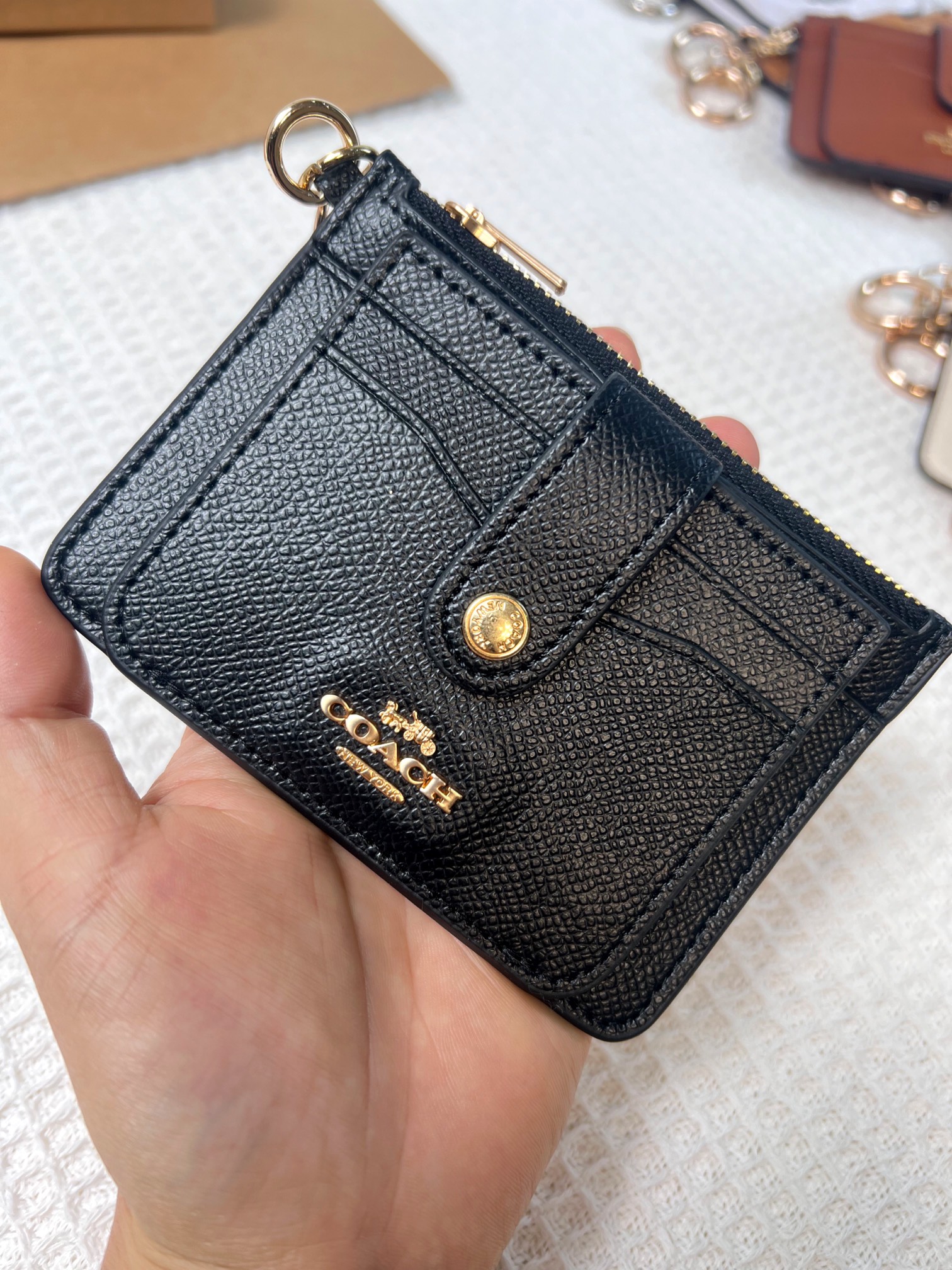 Coach ～新款coach卡包C6881最新款卡包来袭～黑色